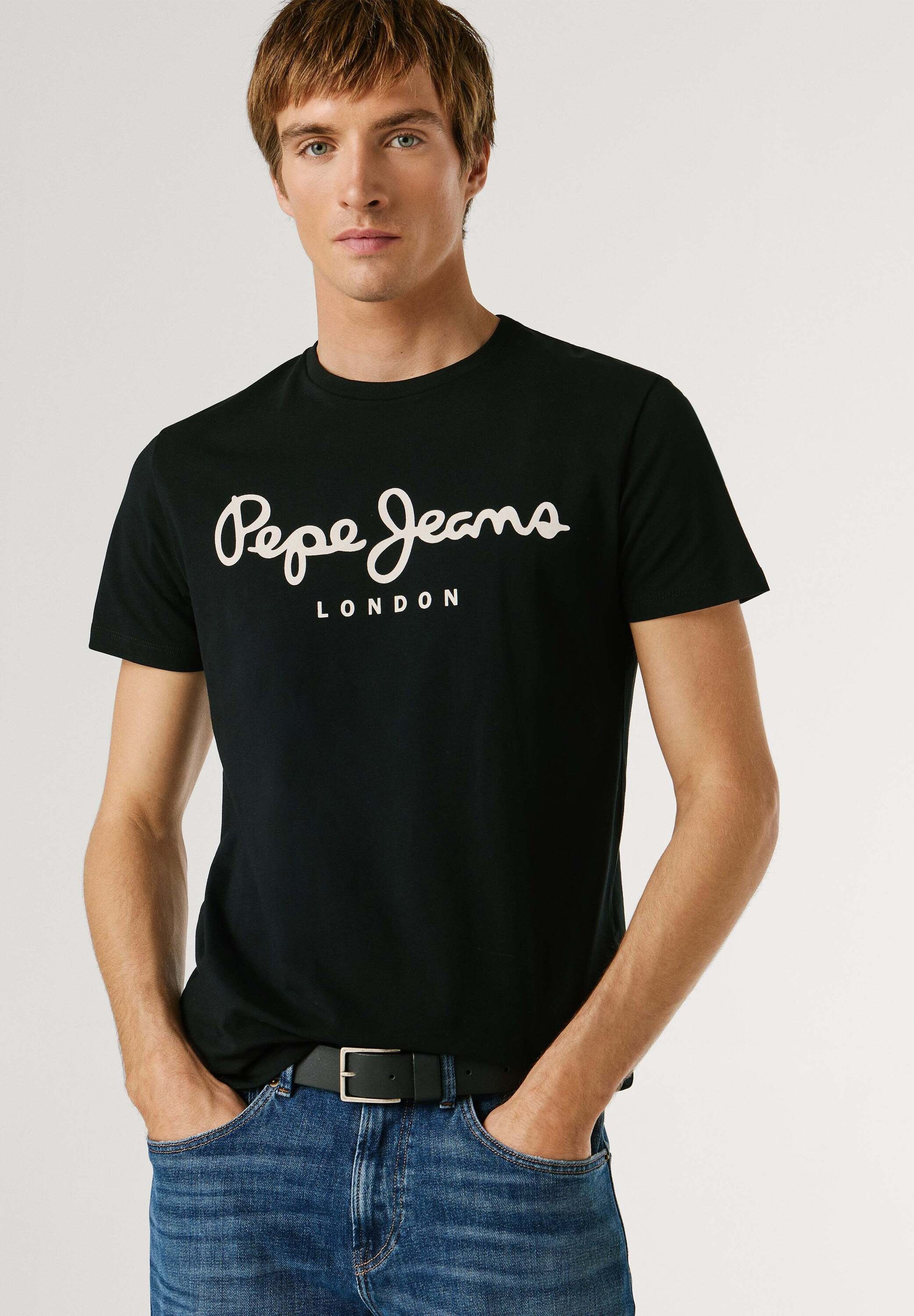 Pepe Jeans Print-Shirt »print t-shirt ORIGINAL STRETCH N«