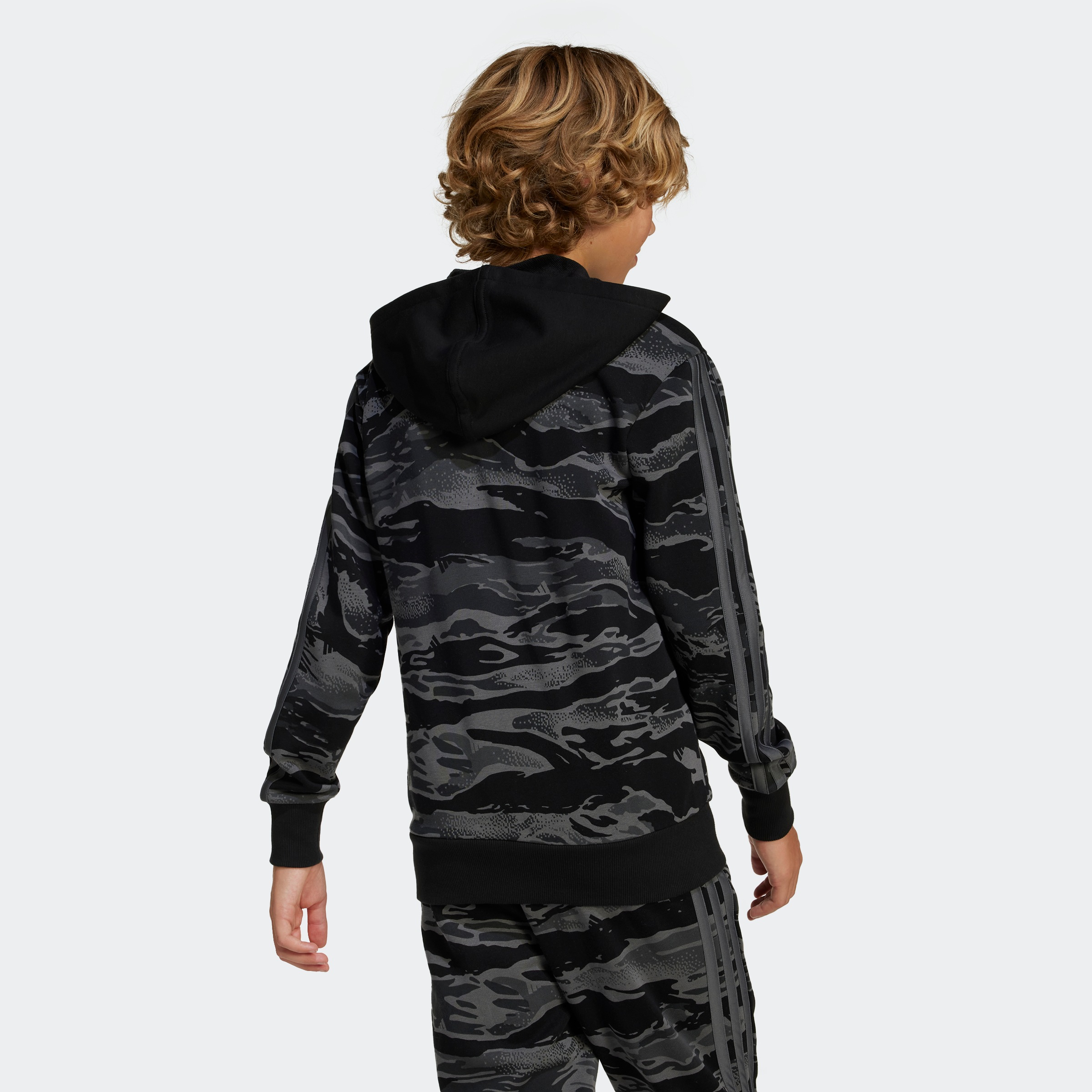 adidas Sportswear Kapuzensweatshirt »J CAMO FZ HD«