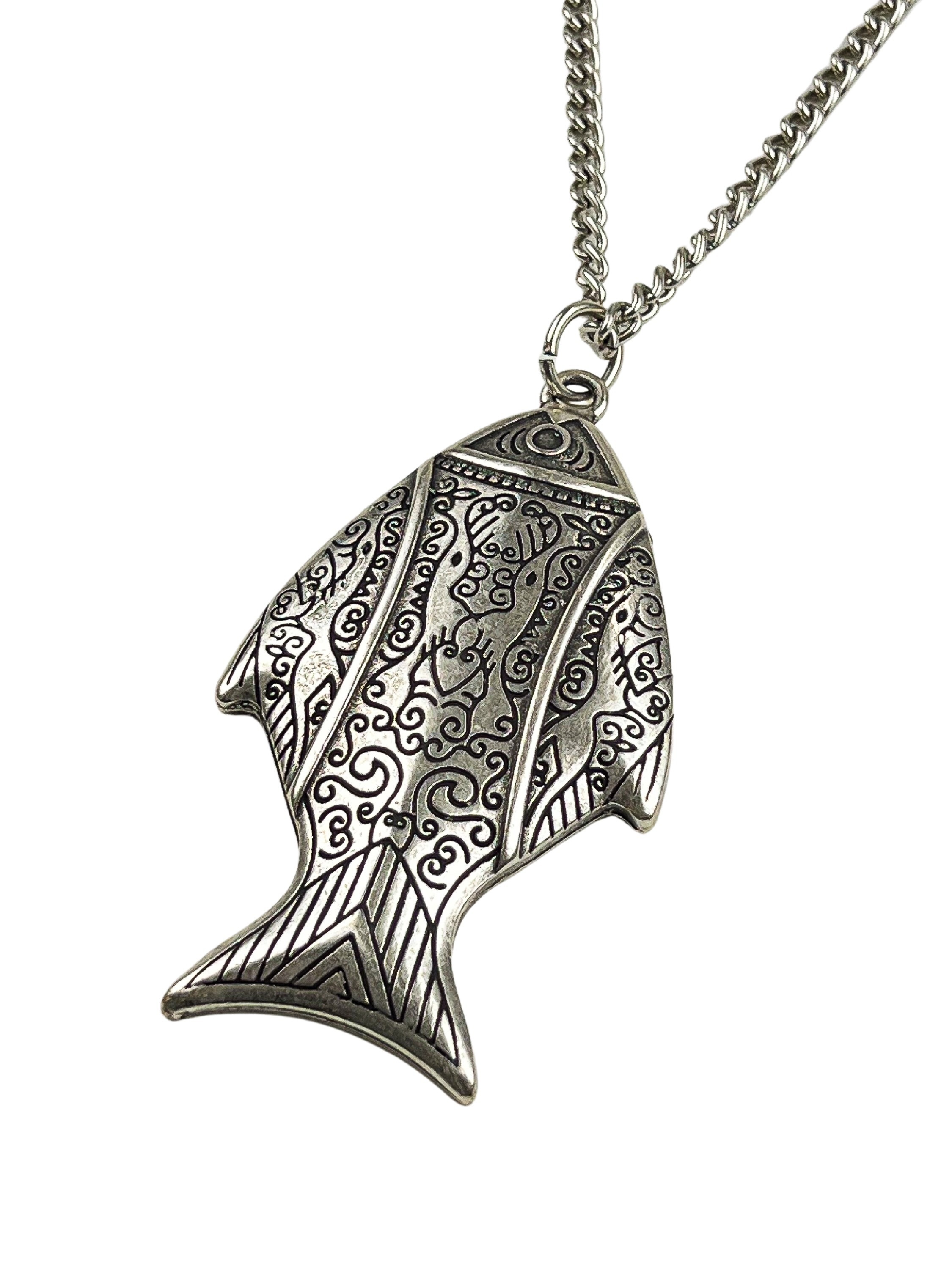 COLLEZIONE ALESSANDRO Lange Kette »Koi«, mit Fischanhänger