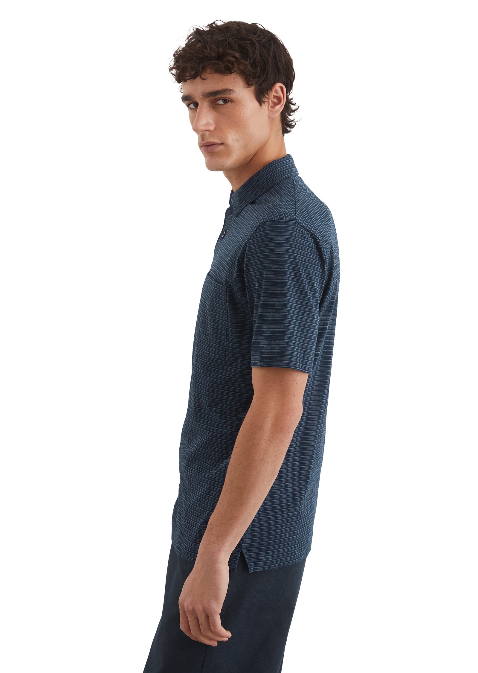 Marc O'Polo Poloshirt »aus weichem Slub-Jersey«