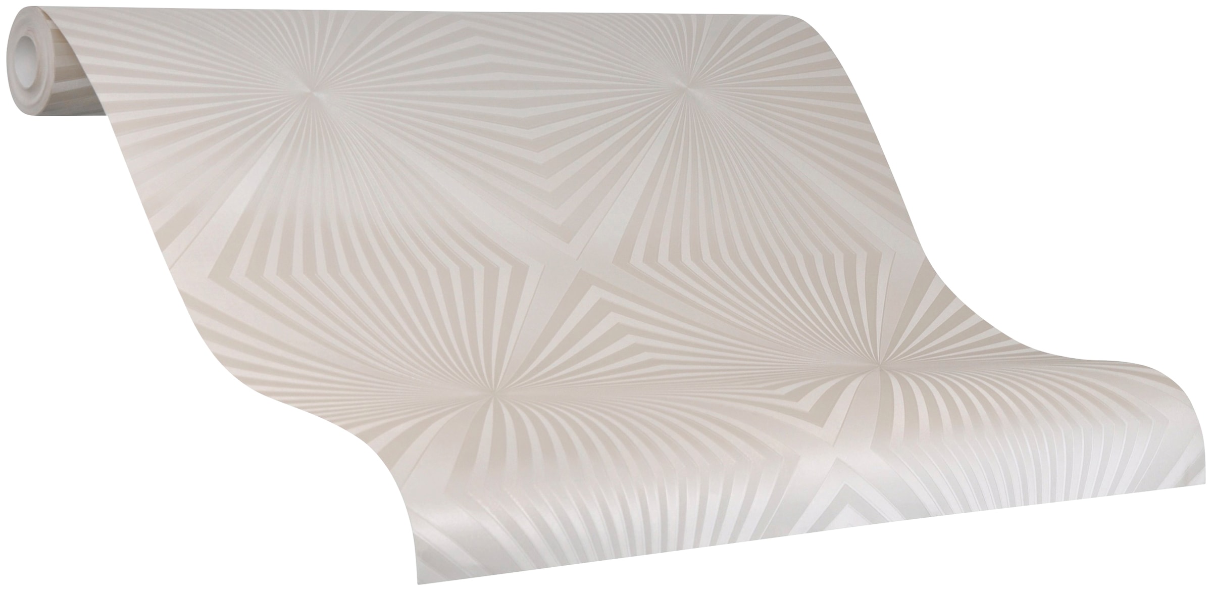 GLÖÖCKLER Vliestapete, B/L: 0,7m x 10,05m, Rollen: 1, beige, Wohnzimmer, Tapeten, moderne Tapete für Wohnzimmer Schlafzimmer Küche