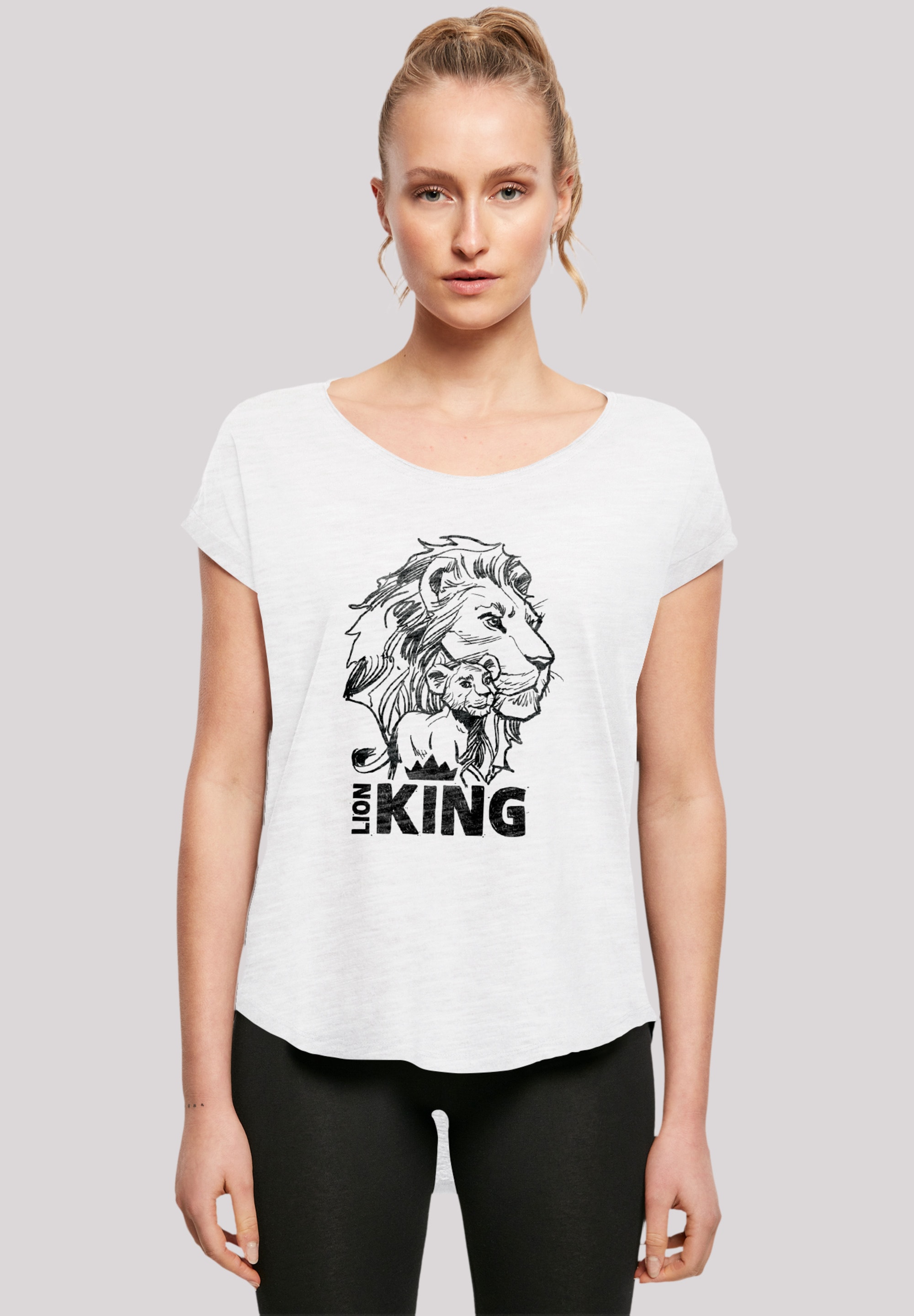 T-Shirt »Disney König der Löwen Together white«, Premium Qualität