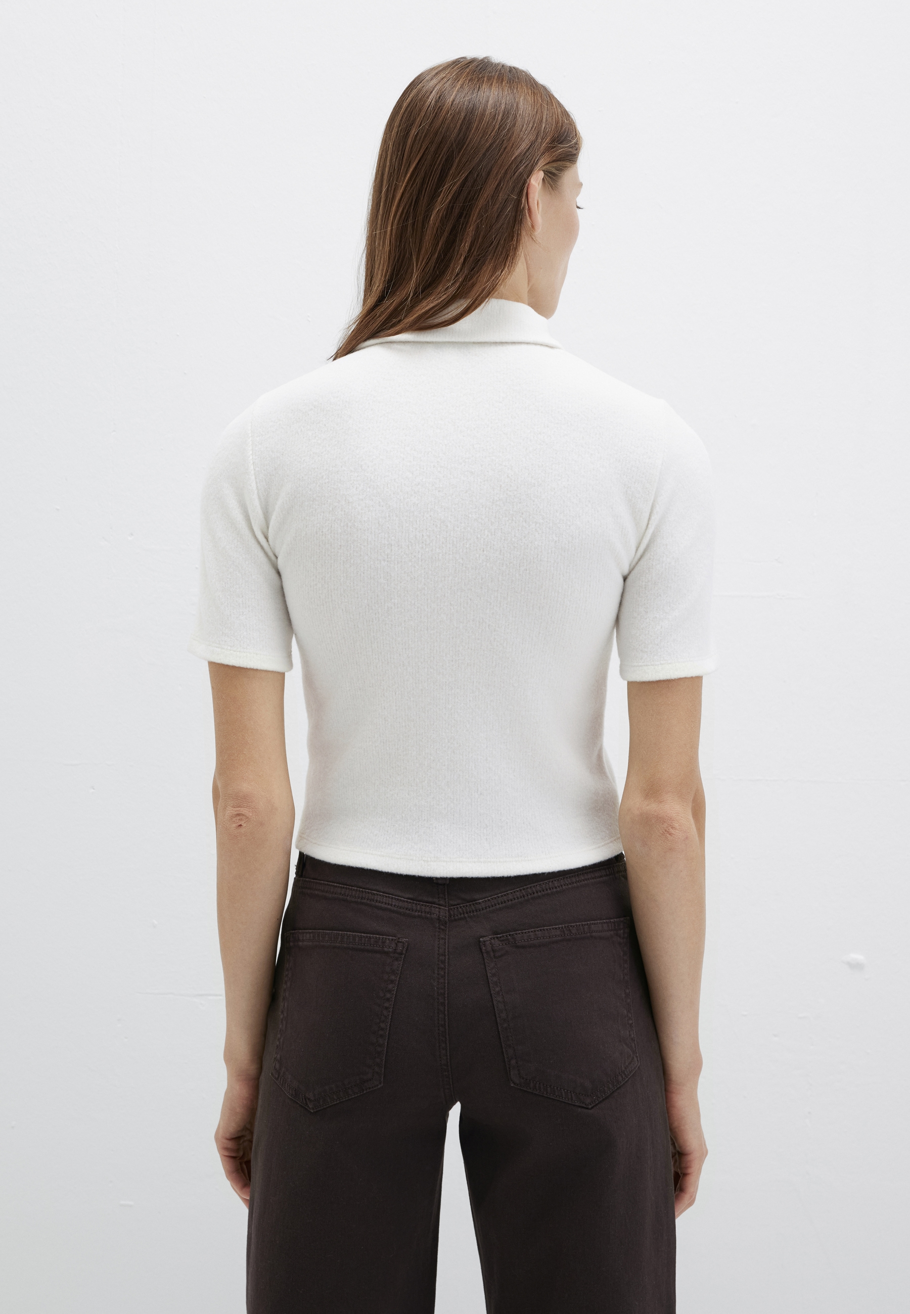 Mavi Poloshirt »HALF ZIP FASHION JERSEY« Top kurzarm