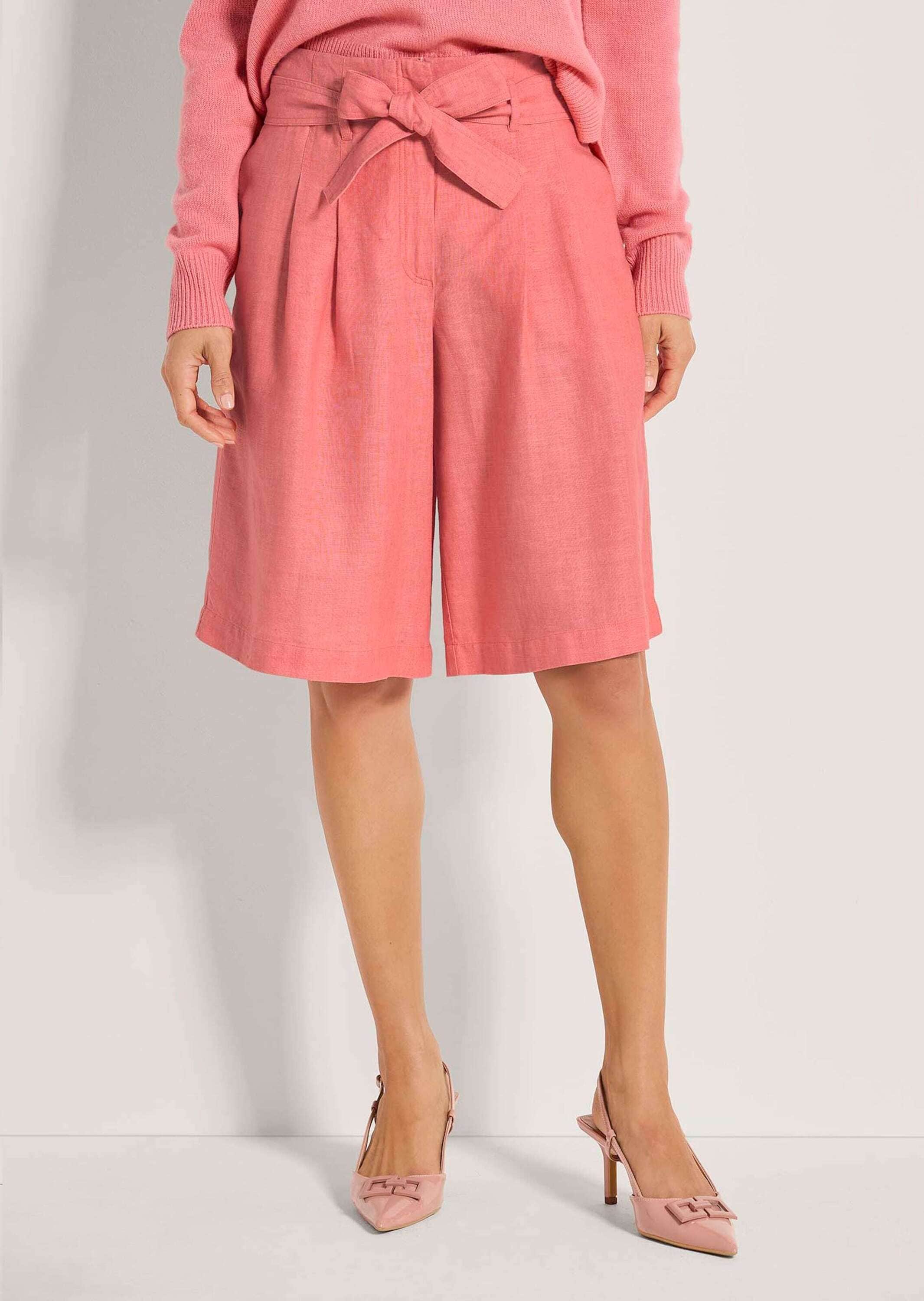 MADELEINE Bermudas »Bermuda Highwaist-Bermudas aus Leinen«