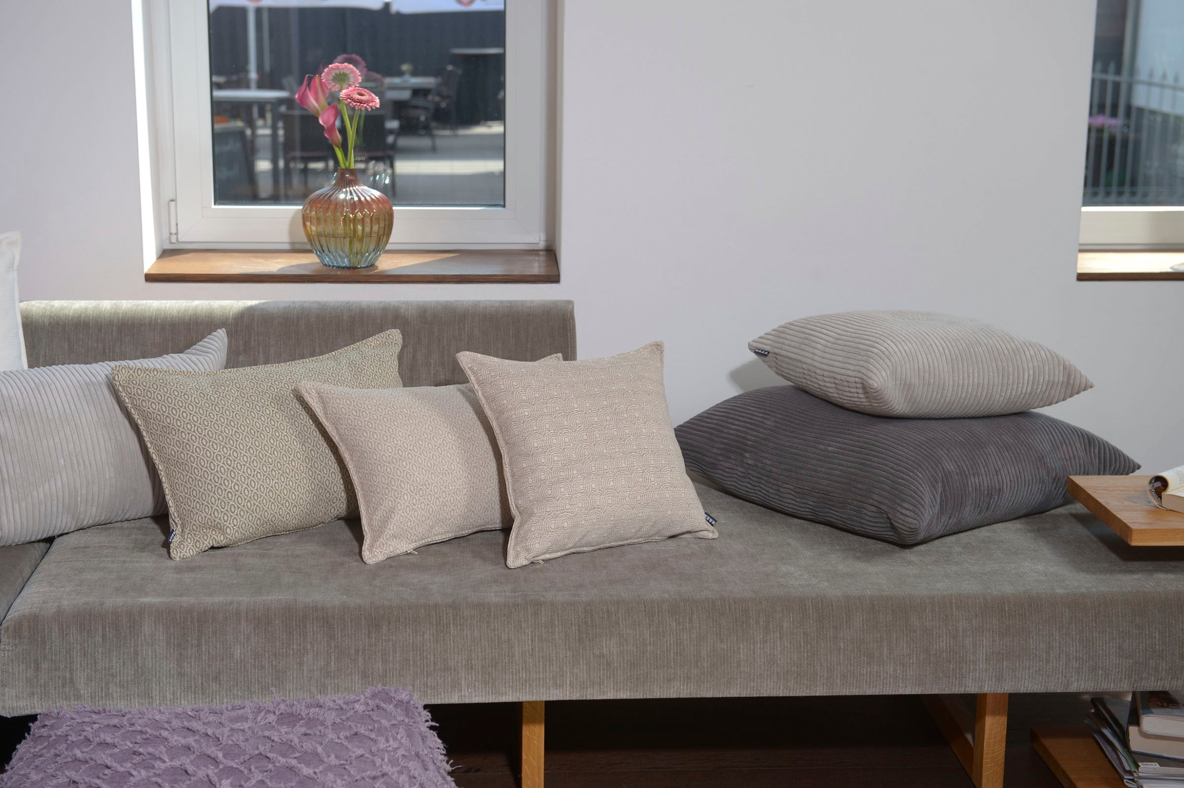 H.O.C.K. Dekokissen »Corduroy« weiches Cord