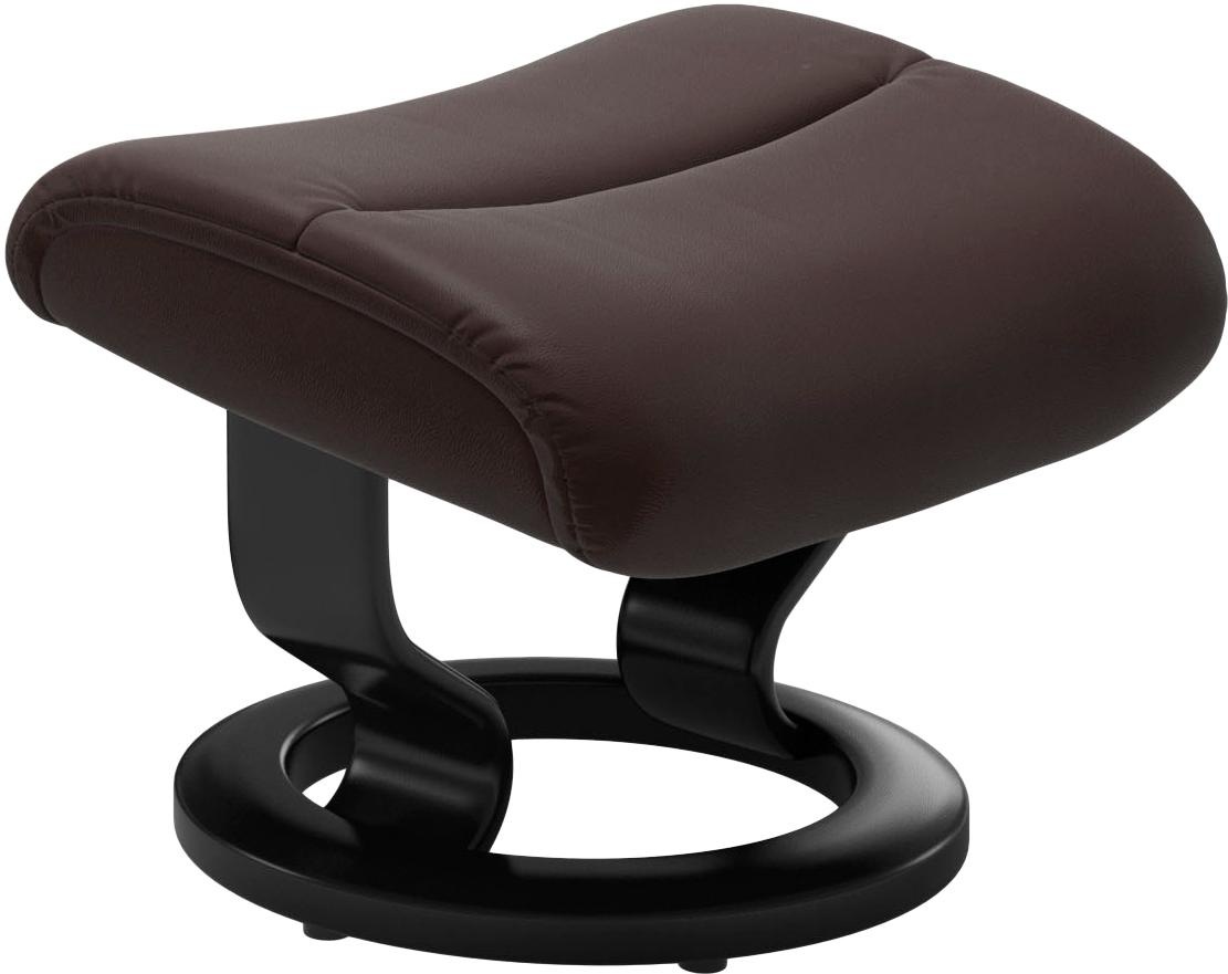 Stressless® Relaxsessel »View«, (Set, Relaxsessel mit Hocker), mit Classic Base, Größe M,Gestell Schwarz