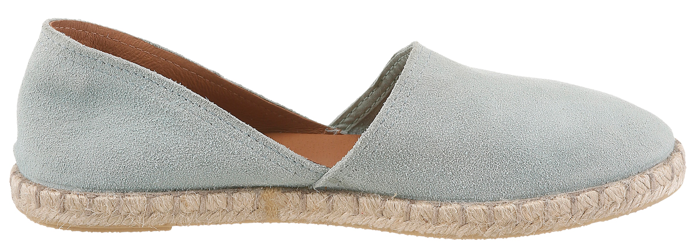 VERBENAS Espadrille  Strandschuh, Sommerschuh, Loafer aus Veloursleder