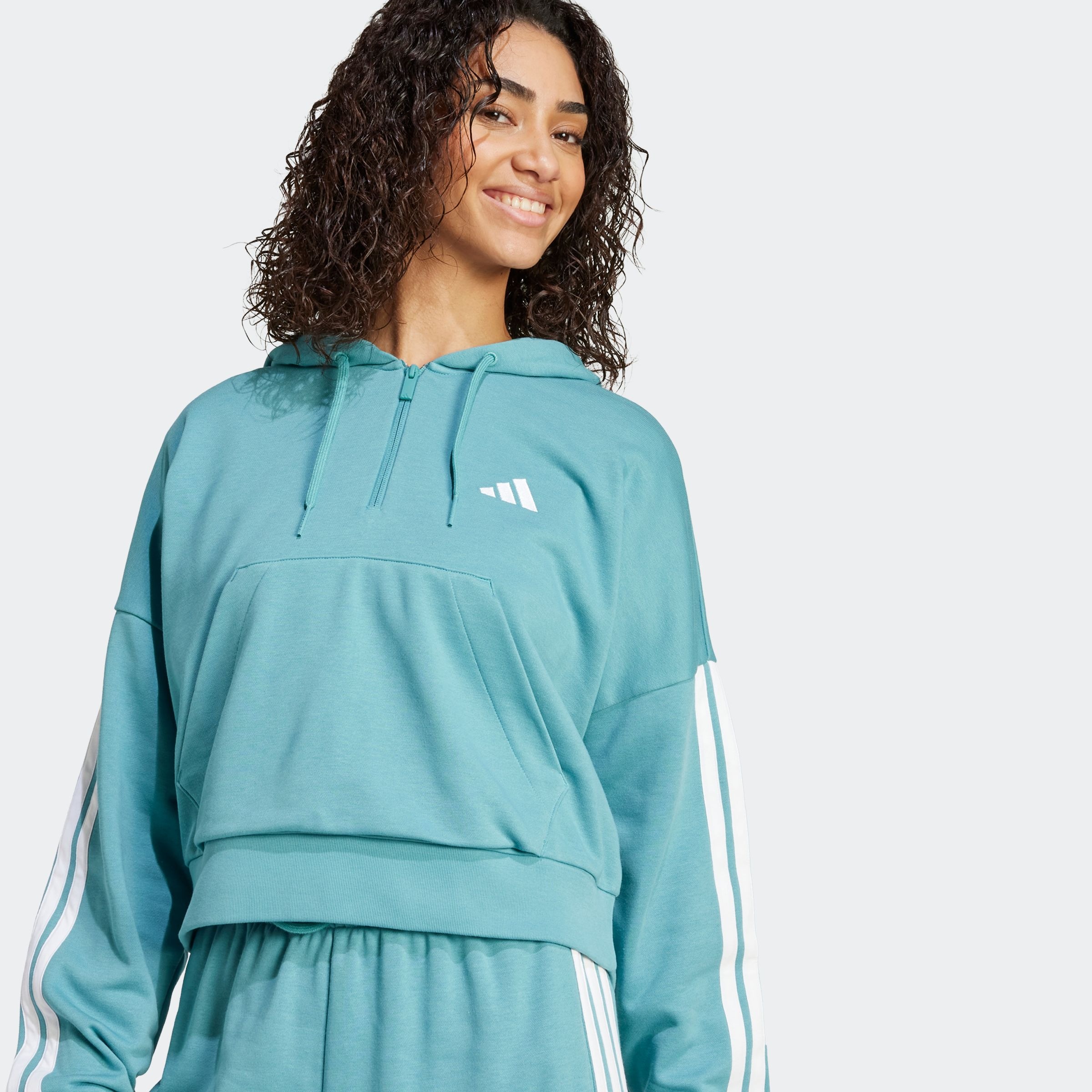 adidas Sportswear Kapuzensweatshirt »W 3S FT QZ HD«