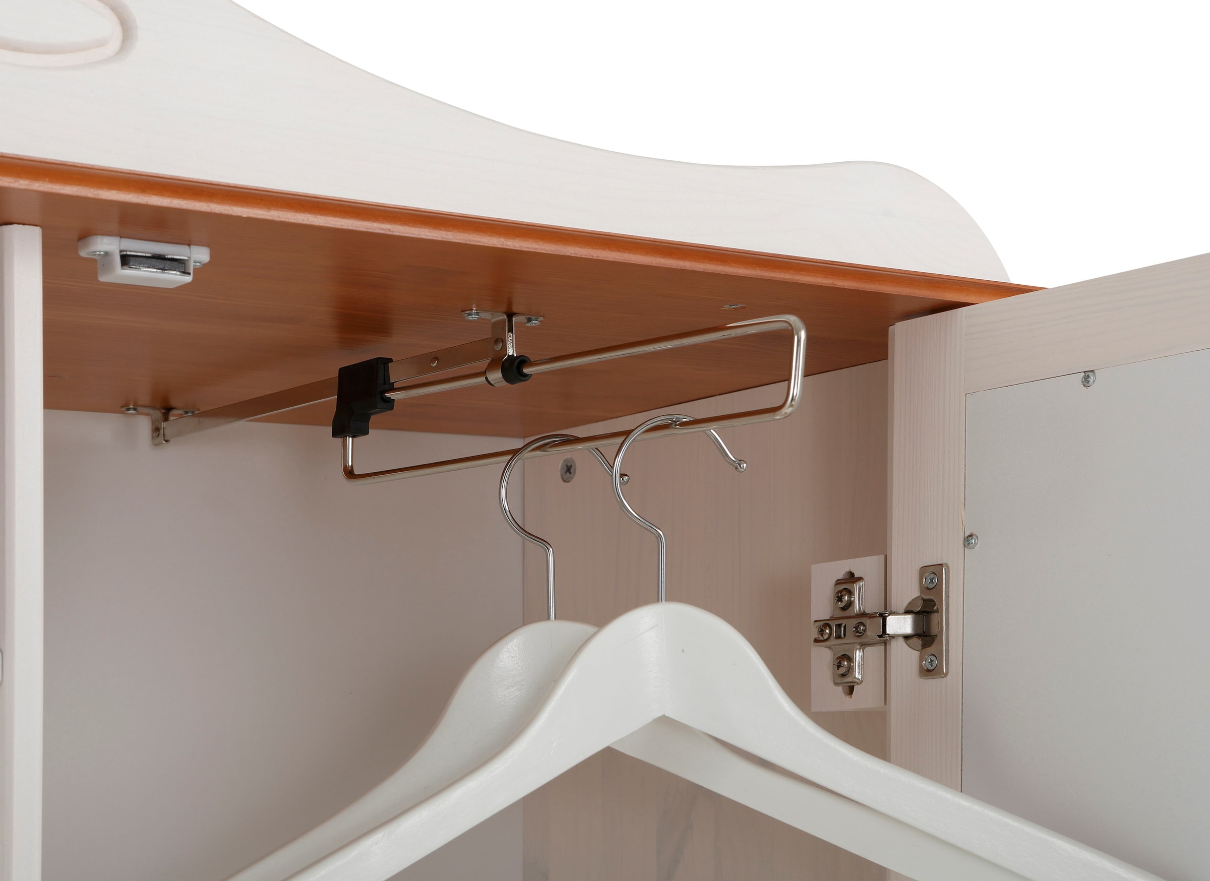 Home affaire Kompaktgarderobe »Adele«, Breite 108 cm, mit Spiegeltür, aus massiver Kiefer, FSC®