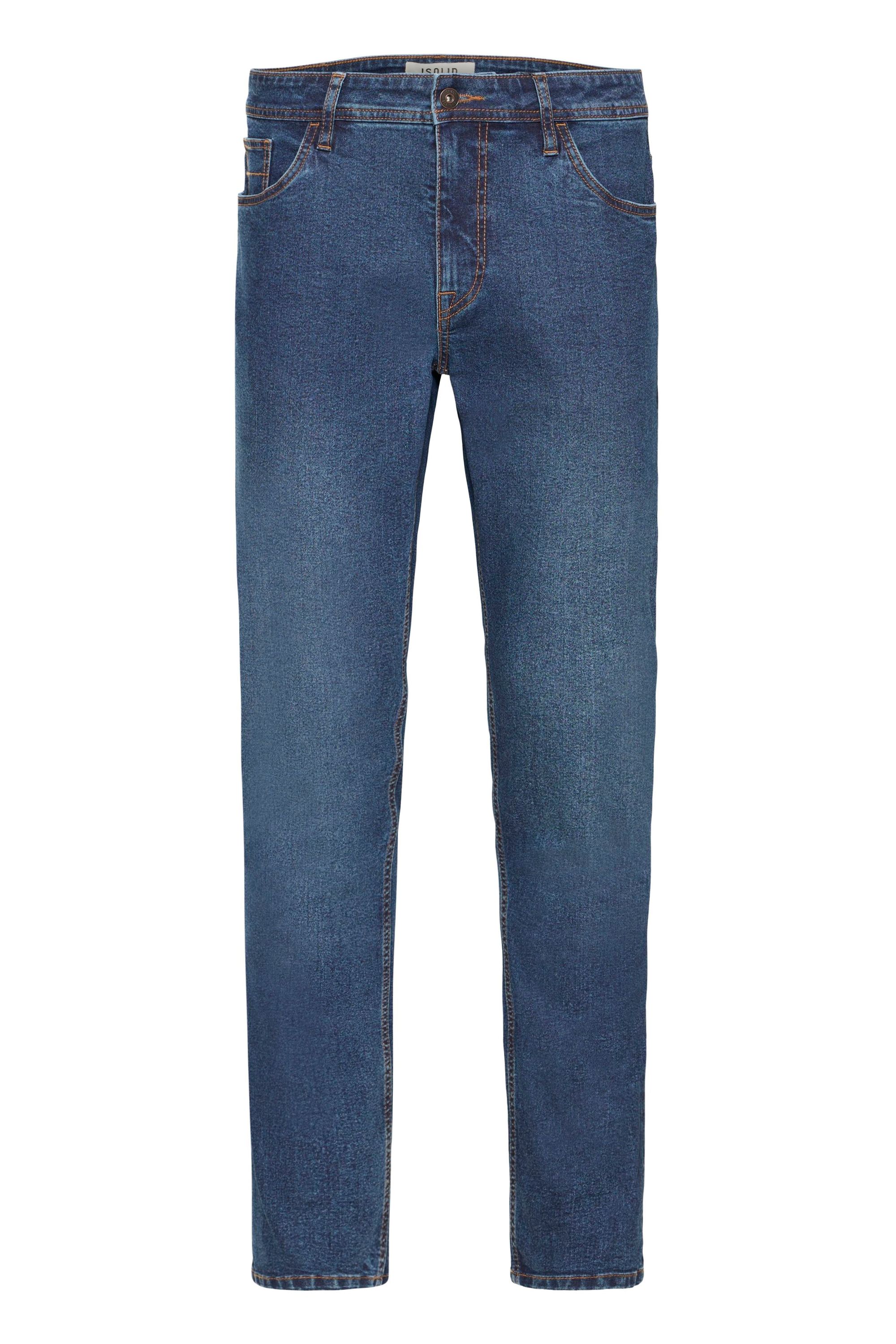 SOLID Herren Slim-fit-Jeans "Slim-fit-Jeans SDPAYTON", blau, Gr. 36, Obermaterial: 68% Baumwolle CO. 27% Polyester PES. 3% Viskose CV. 2% Elasthan