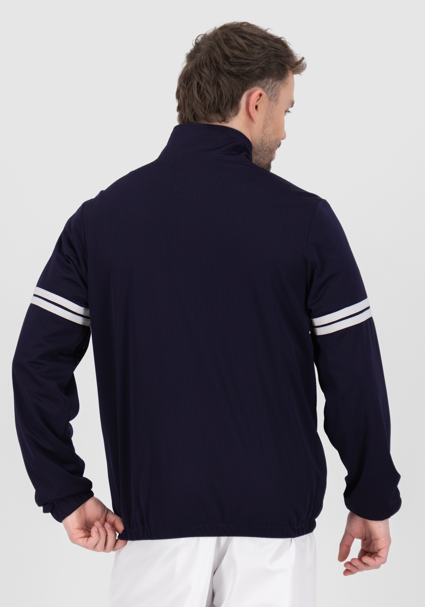 Sergio Tacchini Trainingsjacke »ARTURO TJ Herren«, ohne Kapuze, Trainingsjacke Herren, leichte Jacke, Retro, Sportjacke, Outdoor, Sale