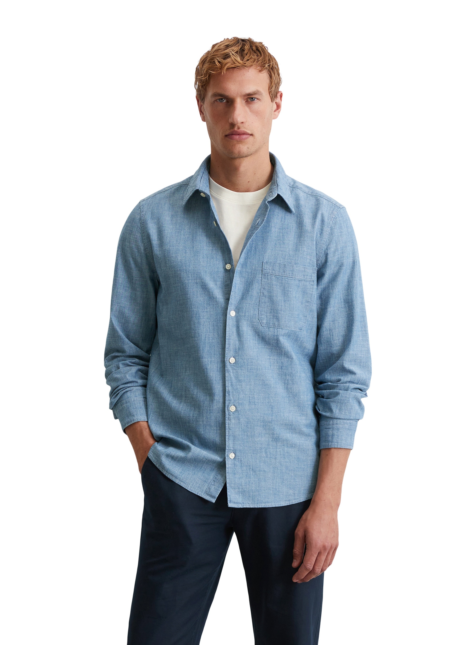 Marc OPolo "aus leichtem Bio-Baumwoll-Chambray"