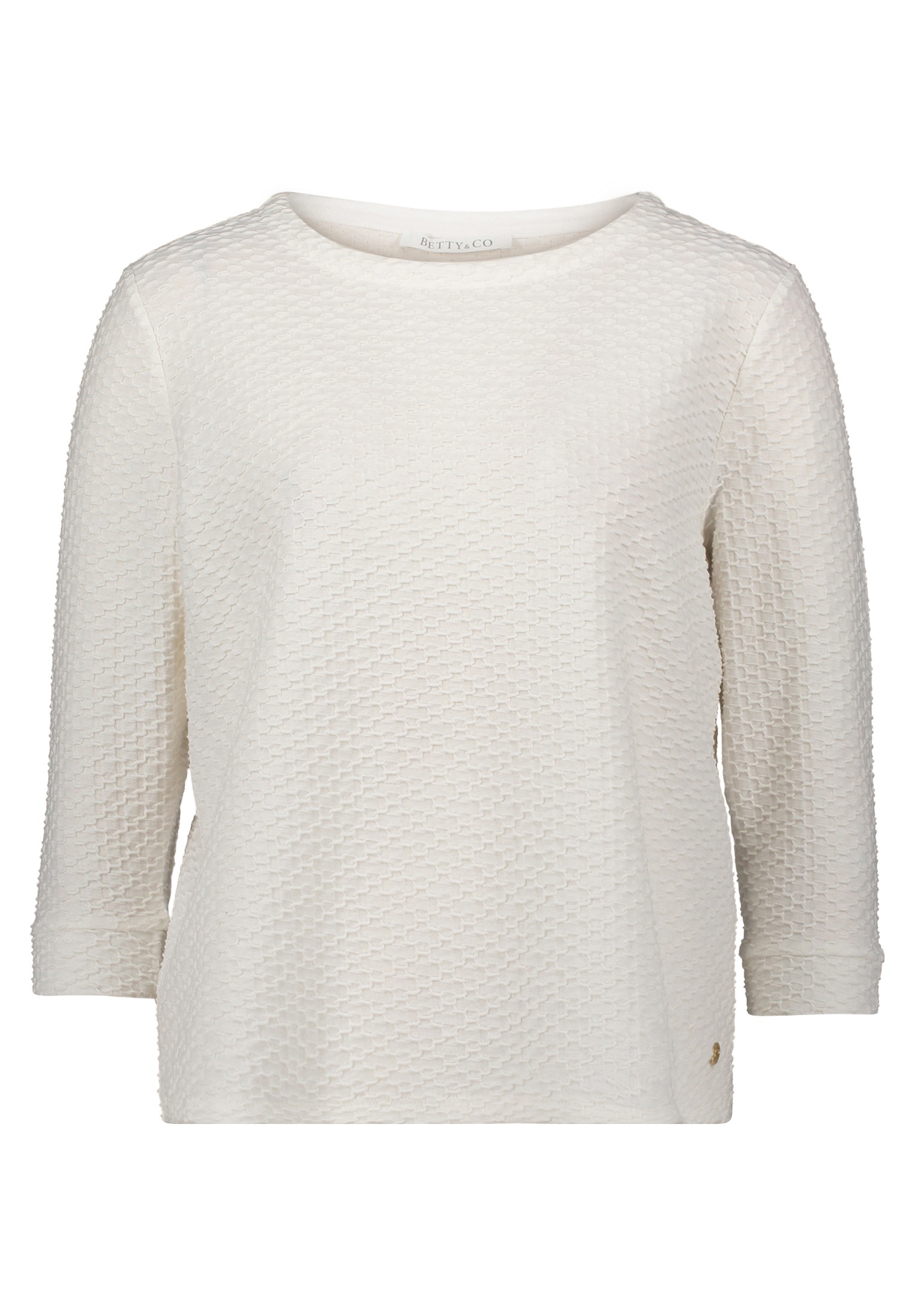 Betty&Co 3/4-Arm-Shirt "Damen mit Rundhalsausschnitt" 1 Stk. günstig online kaufen