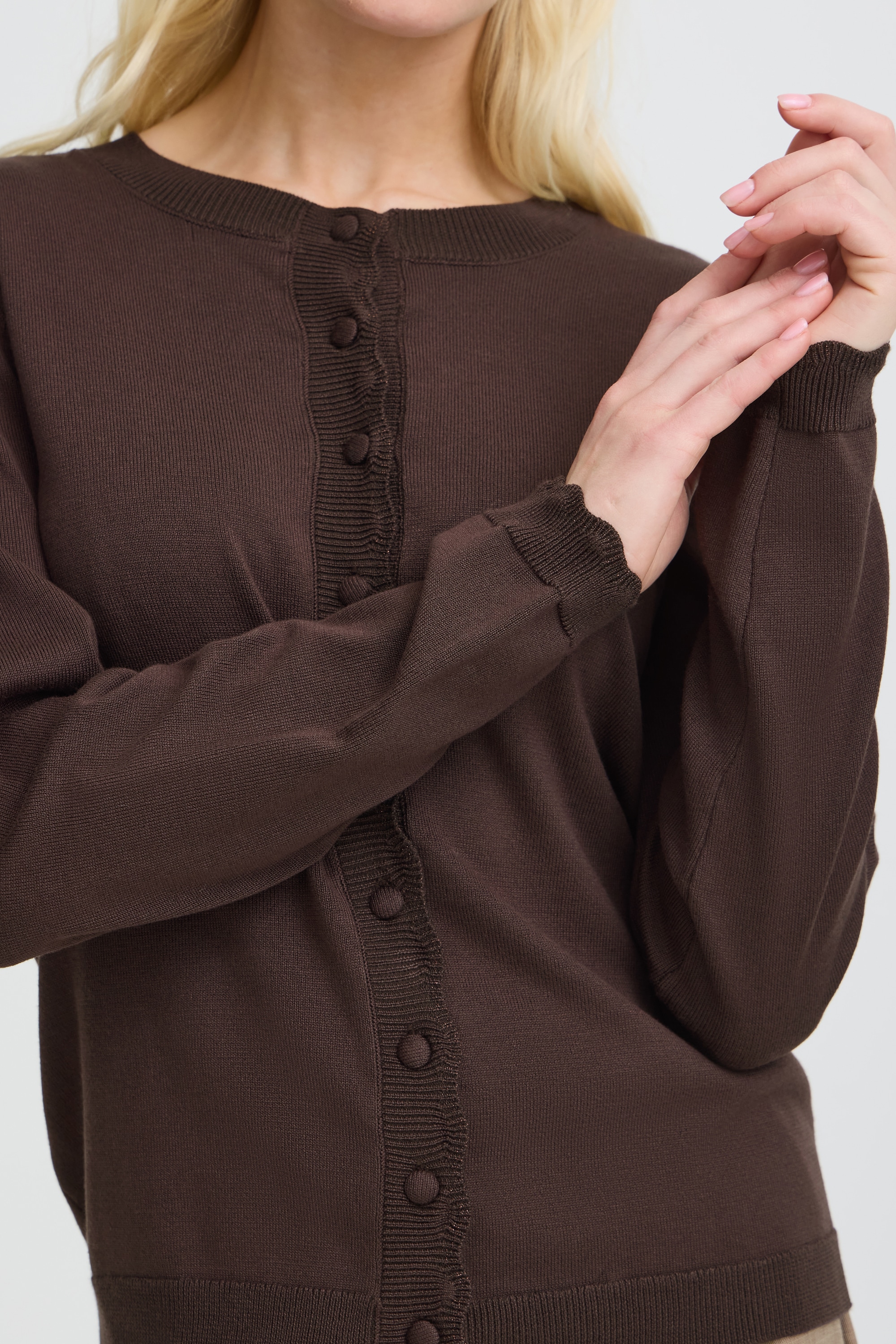 b.young Strickjacke »Damen Langarm BYMMORLA«
