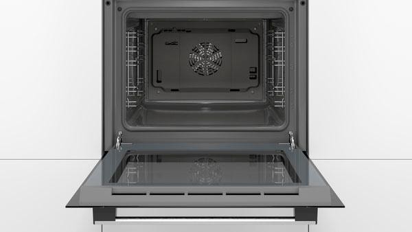 BOSCH Einbaubackofen »HBF133BR0«, Serie 2, HBF133BR0, mit Teleskopauszug nachrüstbar, ecoClean Direct