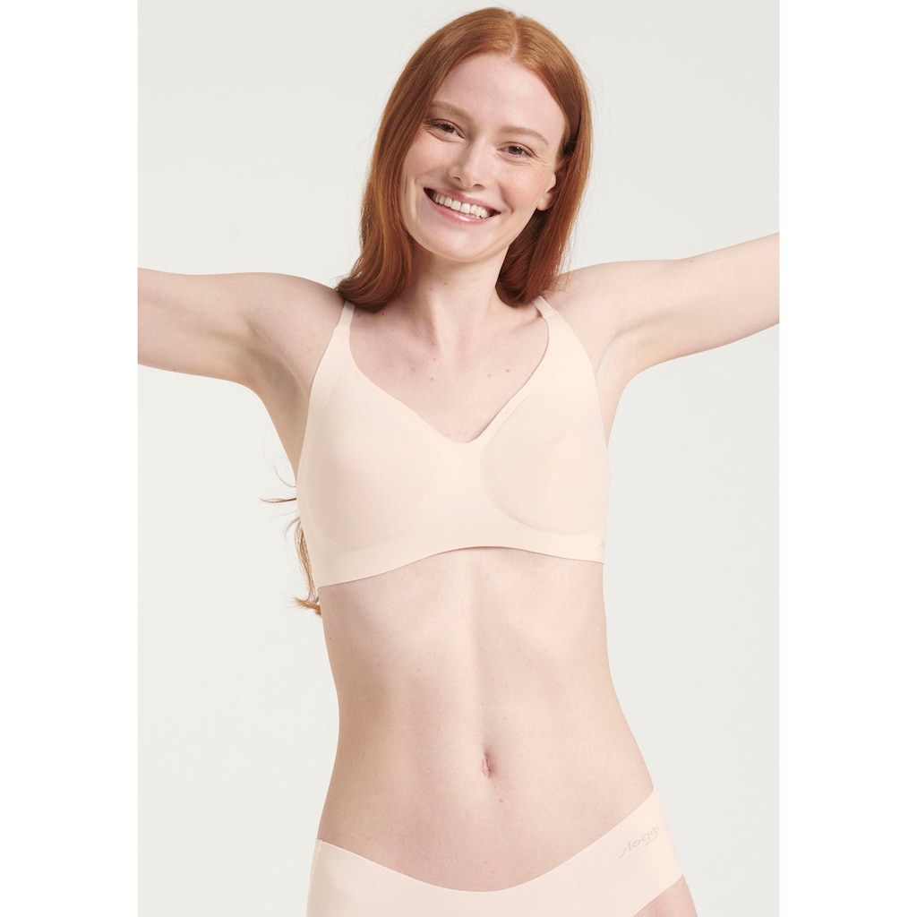 sloggi Bustier »ZERO Microfibre 2.0 Bralette«, ohne Bügel mit herausnehmbaren Pads