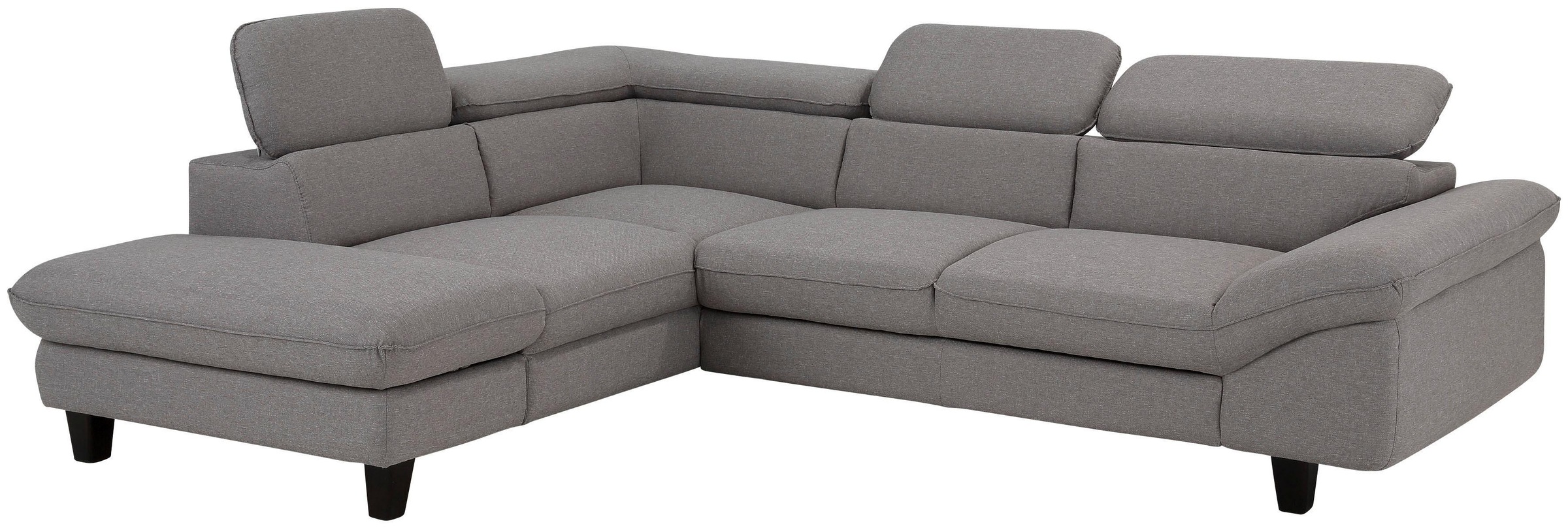 Home affaire Ecksofa »Pilot L-Form«, mit Kopfteilverstellung, wahlweise mit Bettfunktion & Bettkasten