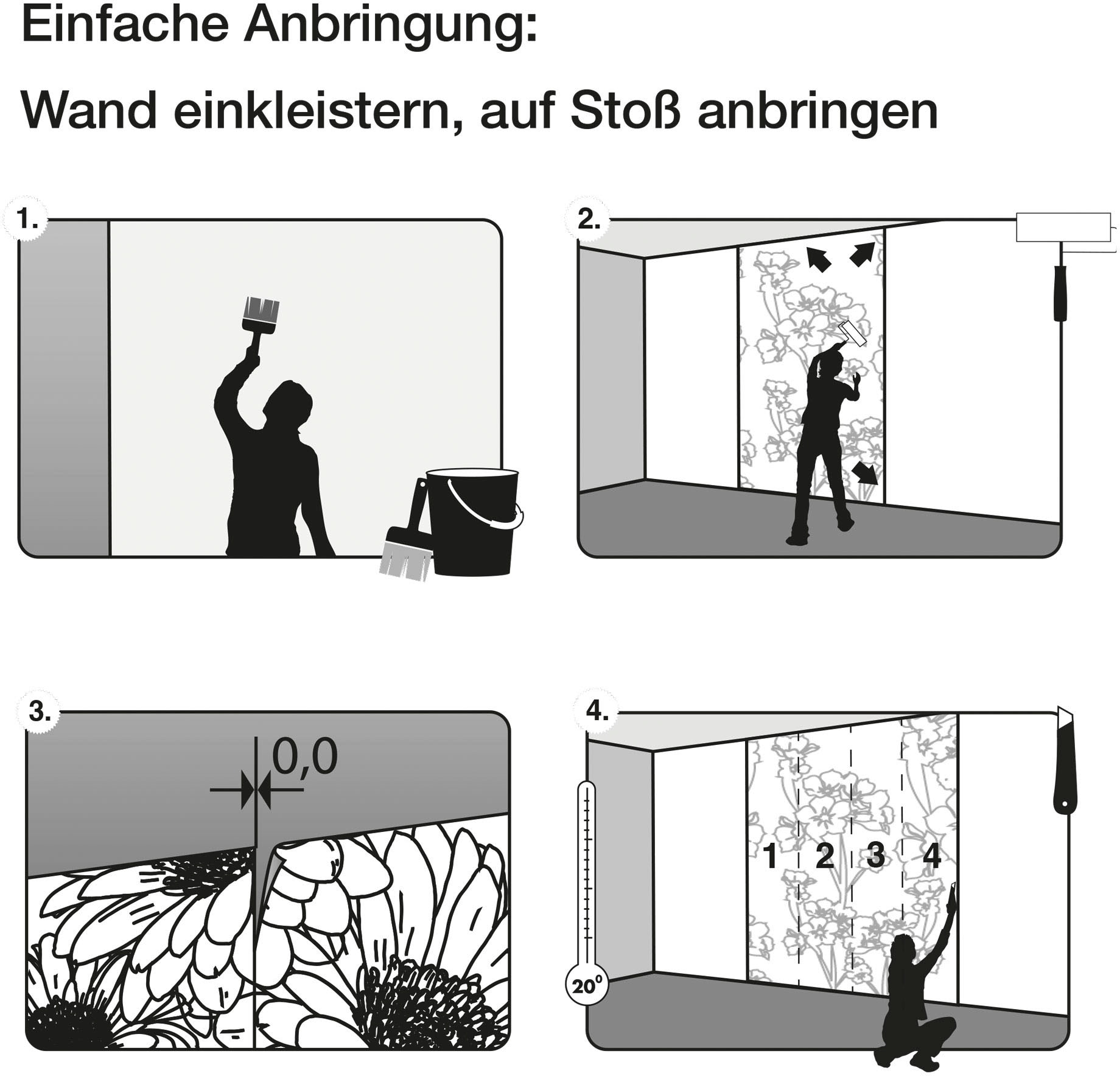Komar Vliestapete »Digitaldruck Vlies -  Finding Dory - Größe 400 x 260 cm« bedruckt glatt Wohnzimmer, Schlafzimmer