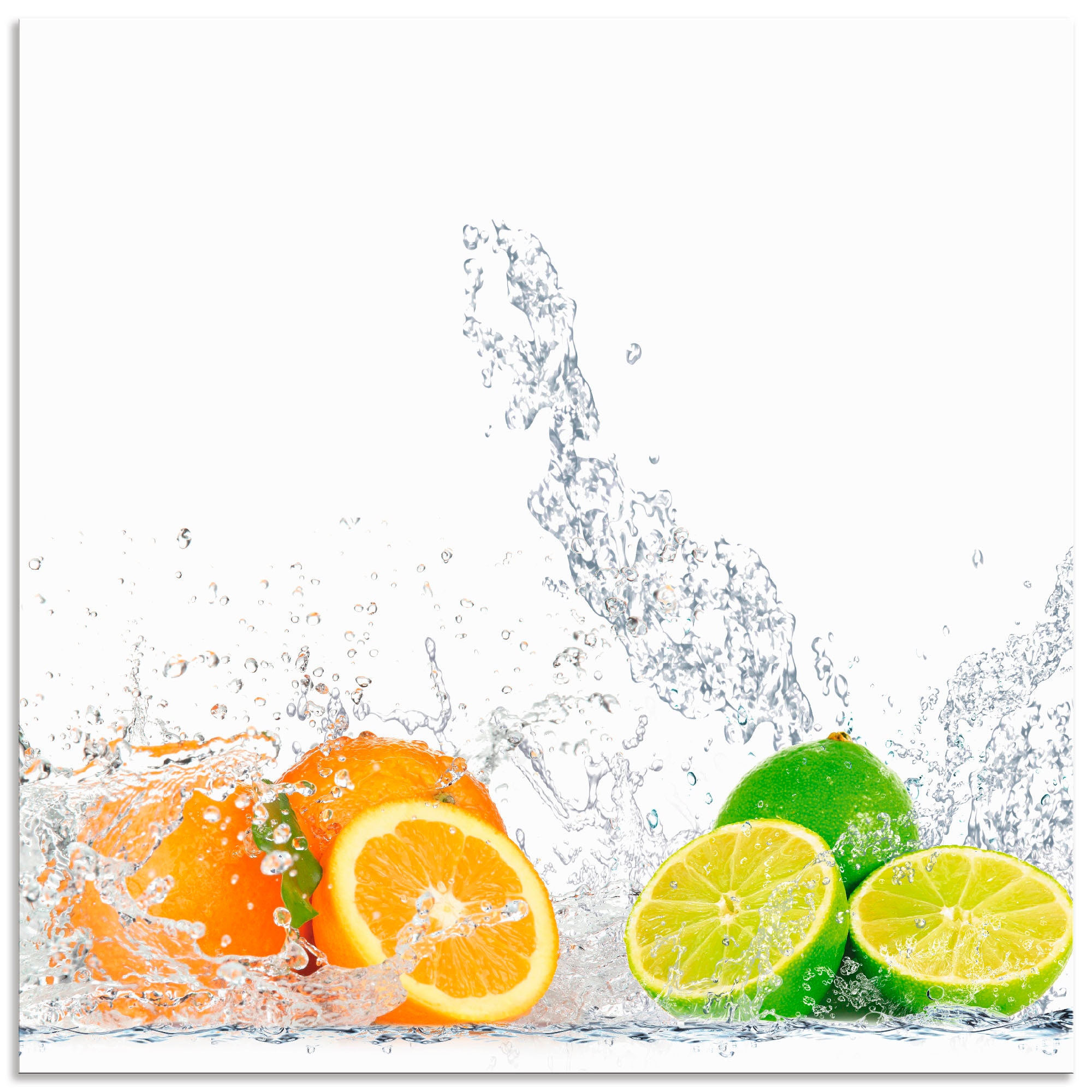 Artland Küchenrückwand »Fruchtig erfrischend gesund Fruchtmix« Alu Spritzschutz mit Klebeband, einfache Montage