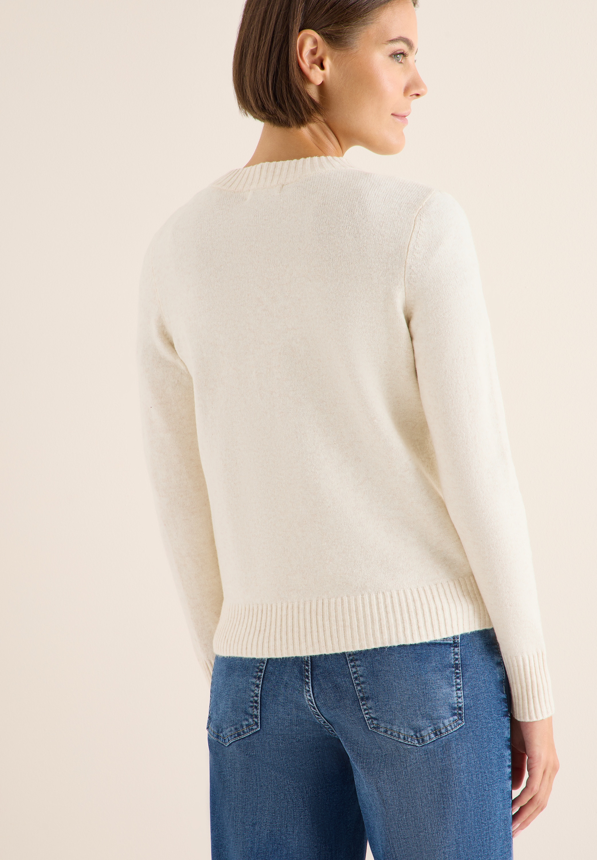 Thumbnail - Cecil Cardigan mit Rippbündchen