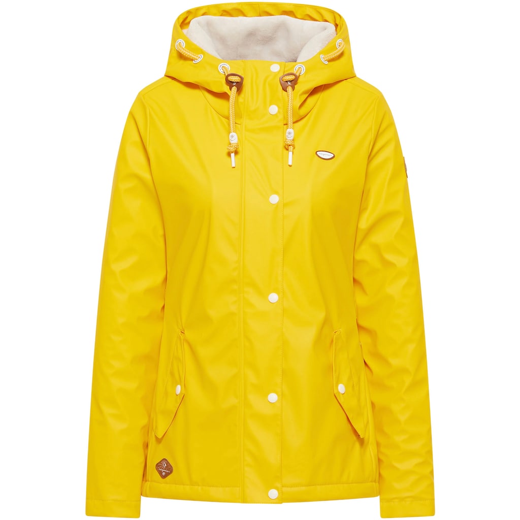 Ragwear Regenjacke »MARGE«, mit Kapuze, Waterproof Fabric