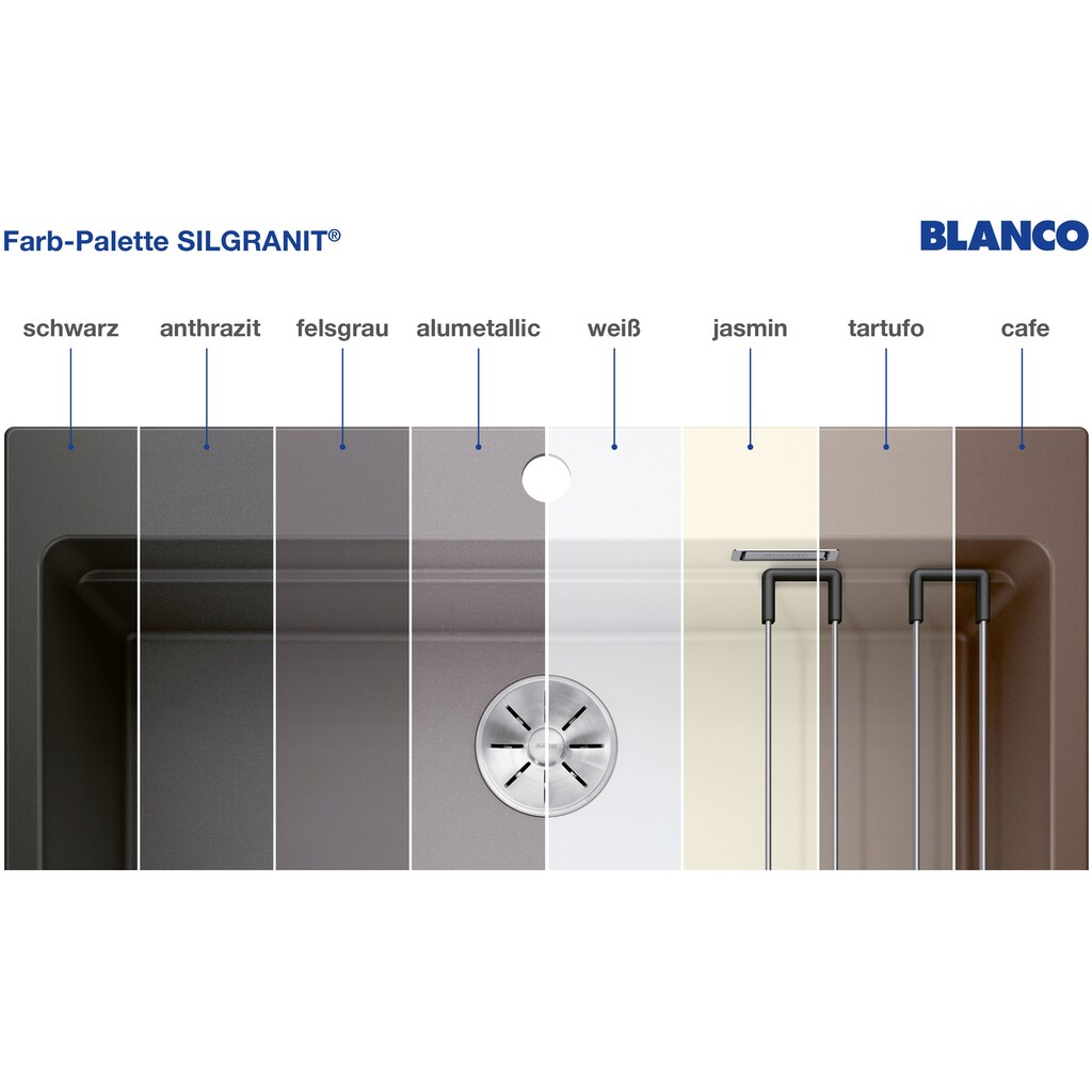 Blanco Granitspüle »SUBLINE 500-IF SteelFrame«