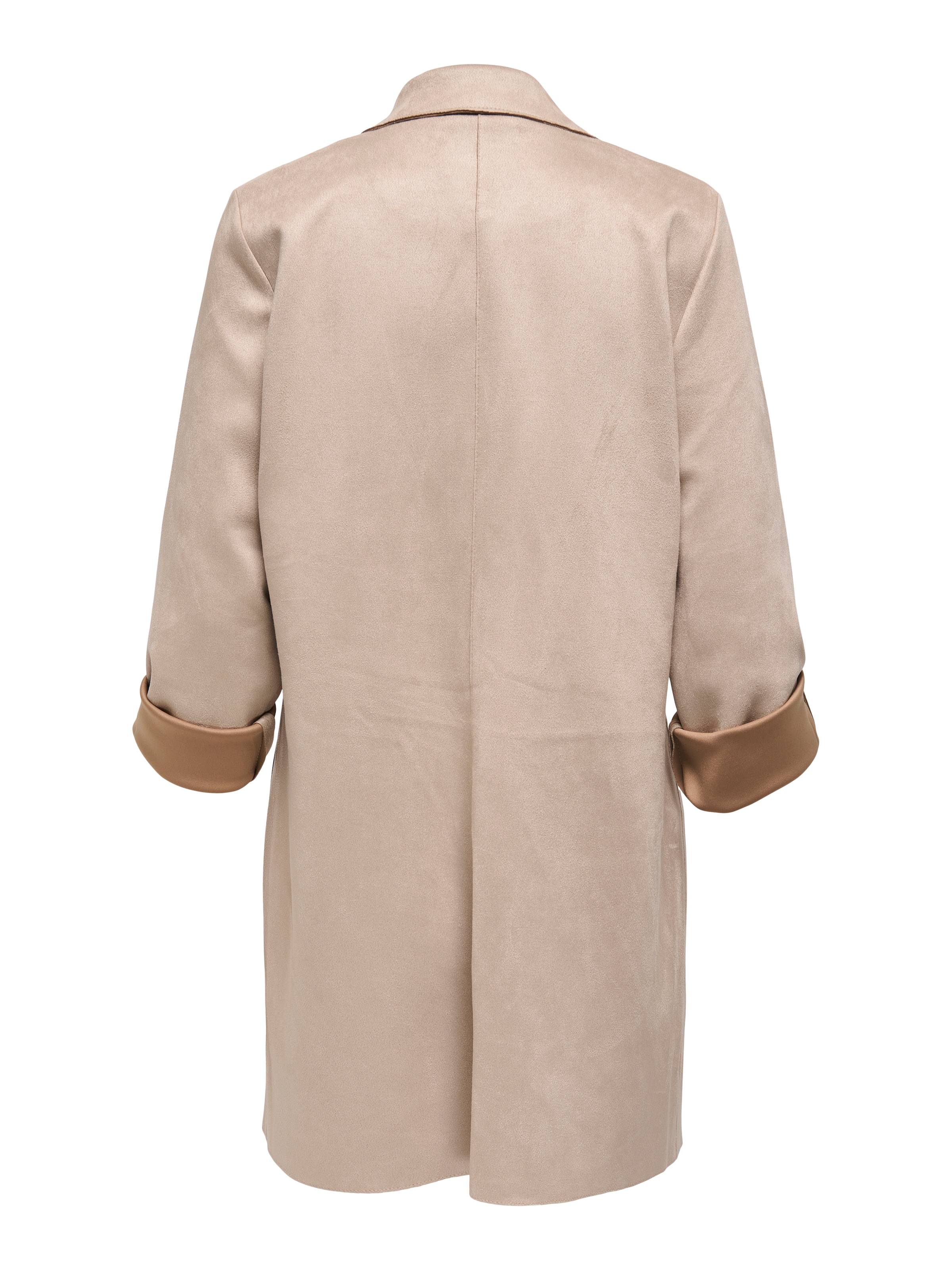 ONLY Langjacke »ONLJOLINE FAUX SUEDE COAT LIFE CC OTW«, ohne Kapuze, mit Reverskragen