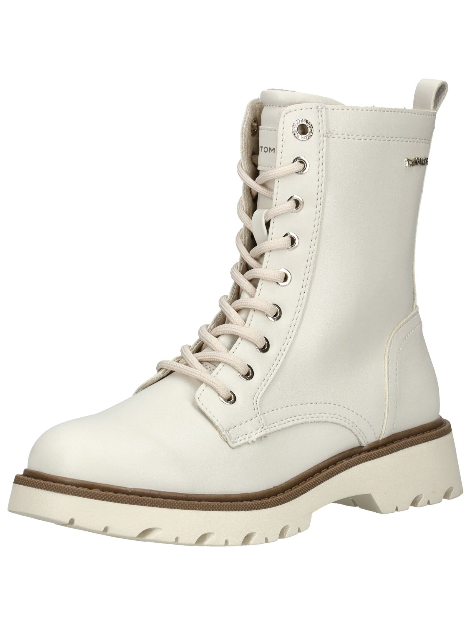 TOM TAILOR Schnürstiefelette "Tom Tailor Stiefelette Lederimitat" günstig online kaufen