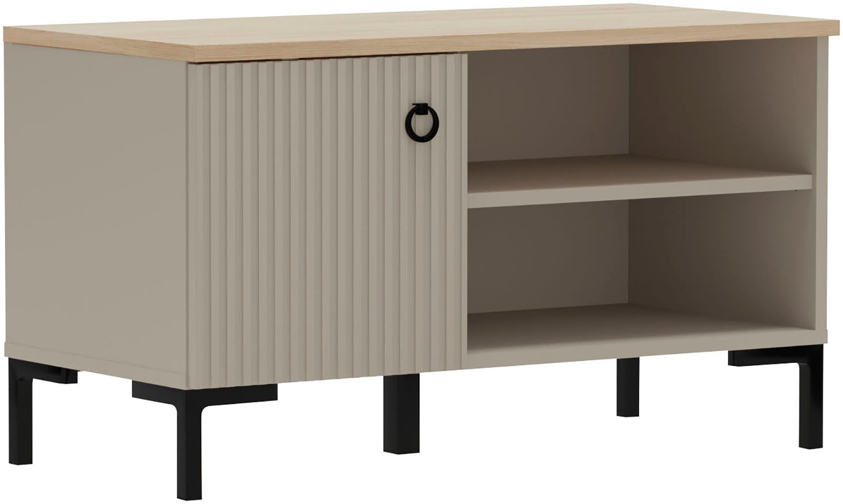 Home affaire Sitzbank "Luminara" 1 Stk. tlg. Schuhbank mit Platz für bis zu 3 Schuhpaare - (B/T/H) 85/41/49 cm