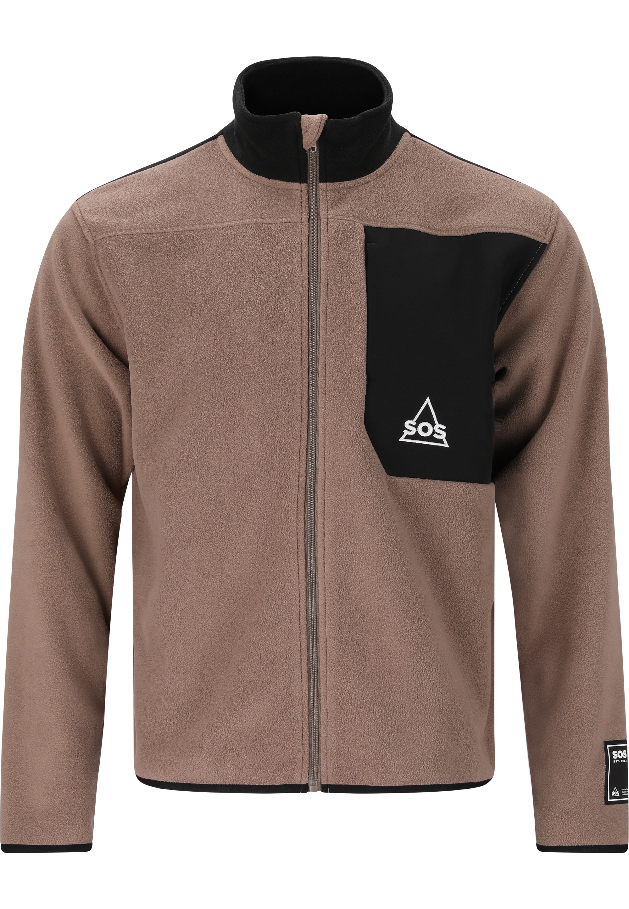 SOS Fleecejacke »Garmisch«, mit recyceltem Polyester