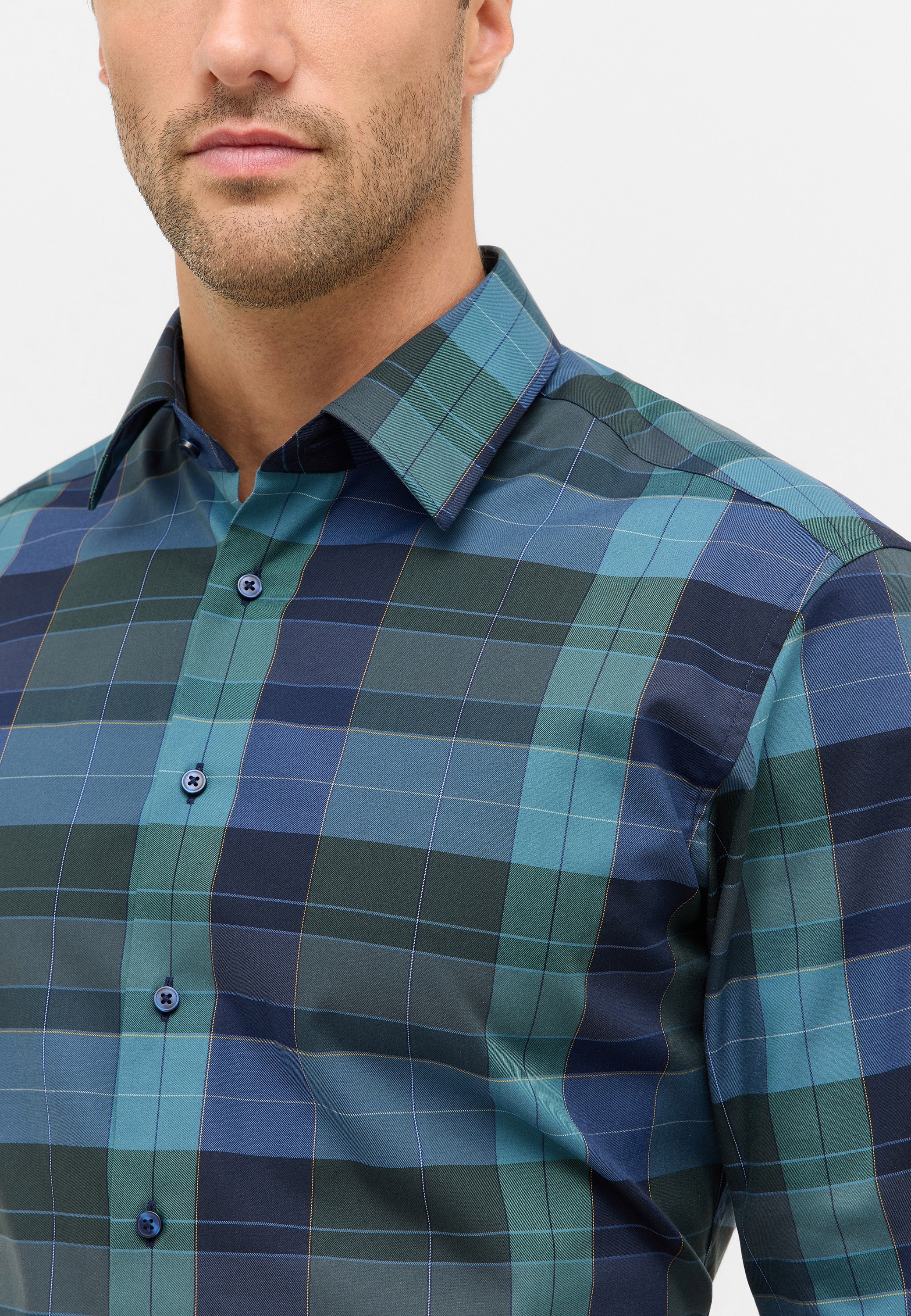 Thumbnail - Eterna Langarmhemd "MODERN FIT", NON IRON (bügelfrei)