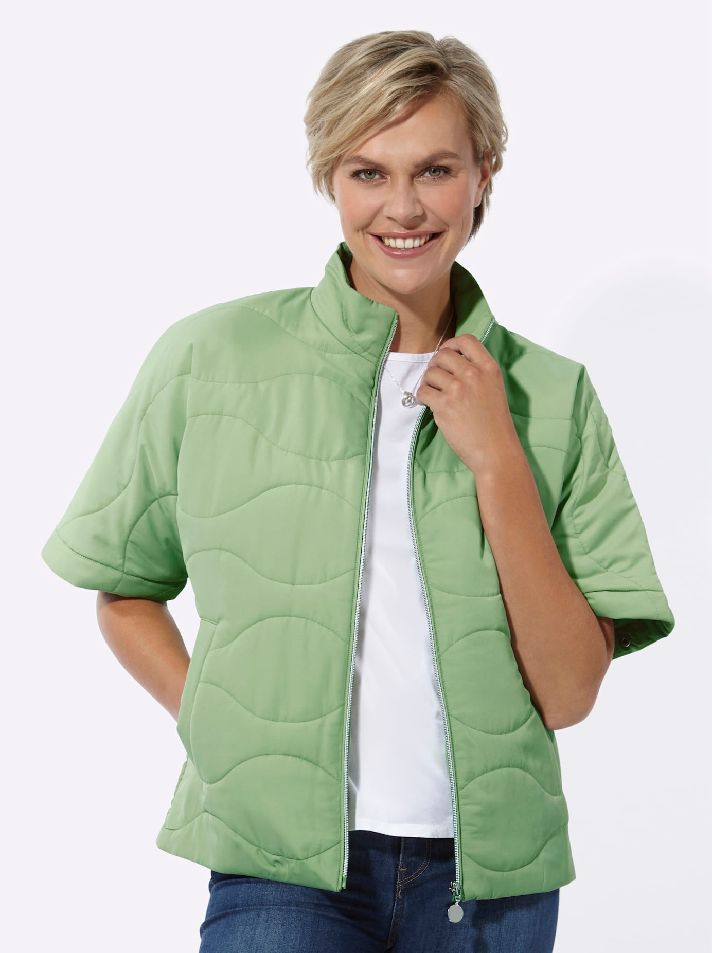 Classic Basics Steppjacke, ohne Kapuze