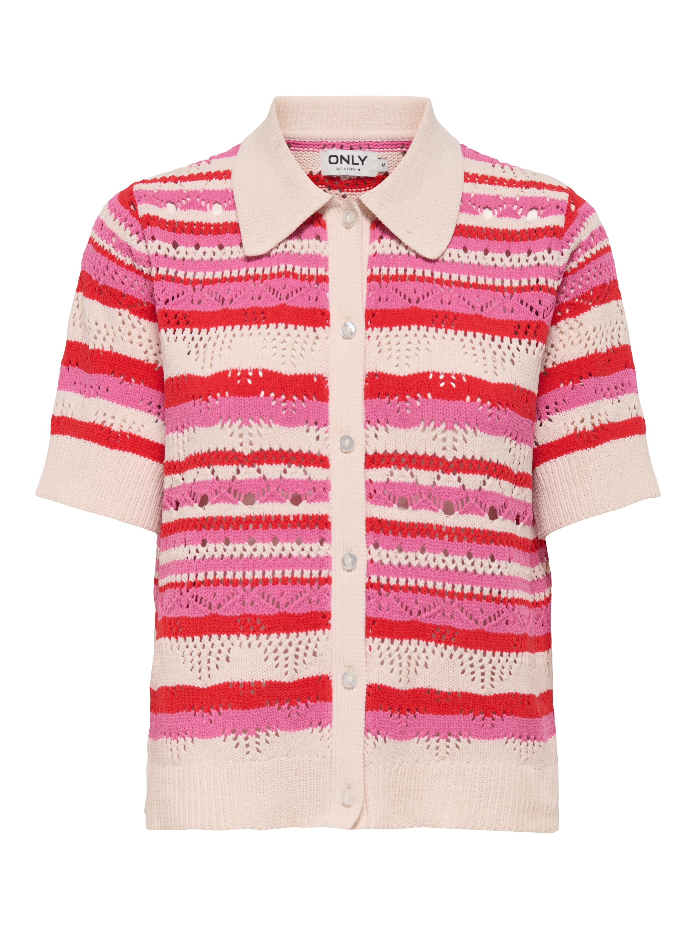 ONLY Strickjacke "ONLLULA POLO S/S CARDIGAN KNT NOOS" günstig online kaufen