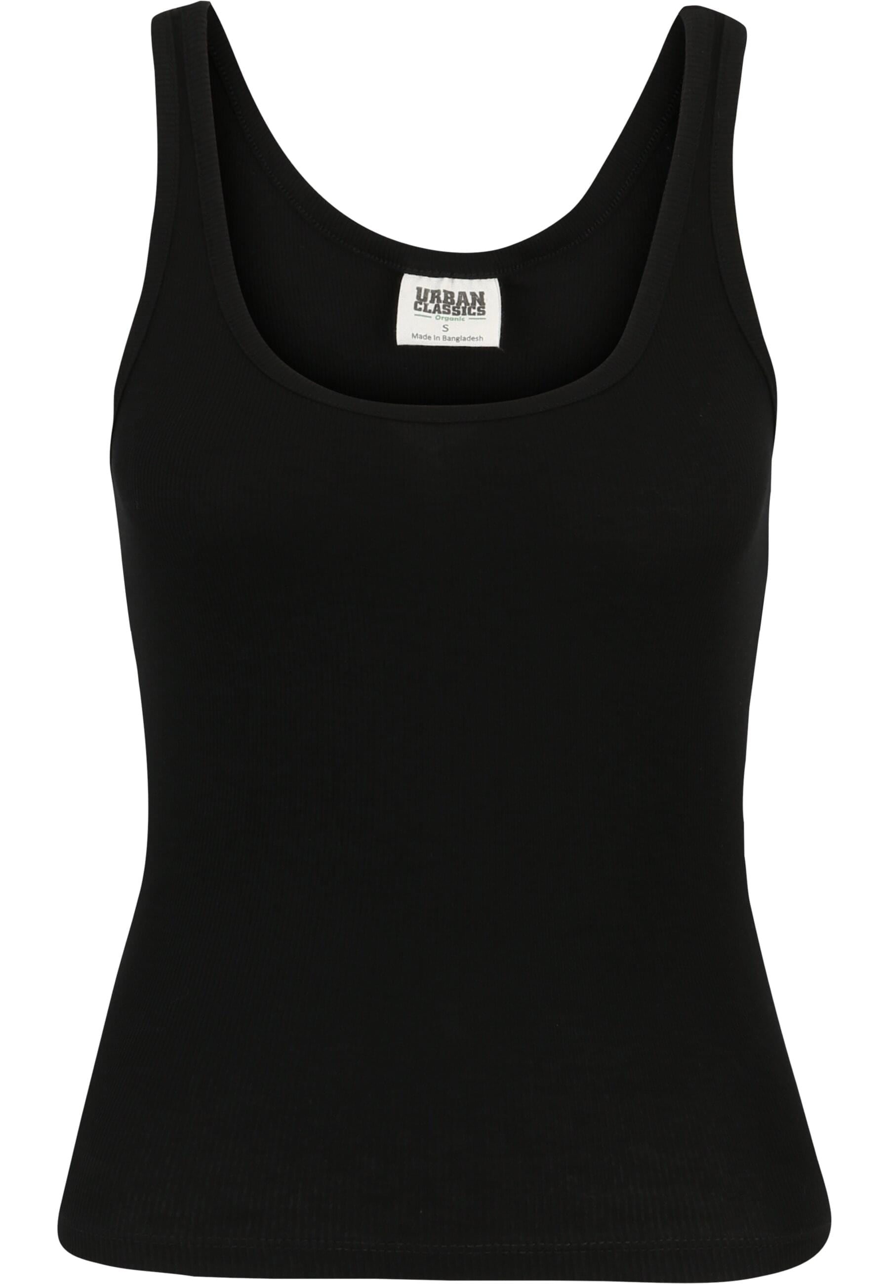 URBAN CLASSICS Muskelshirt »Urban Classics Ladies Organic Basic Rib Top 2-Pack«, (1 tlg.)