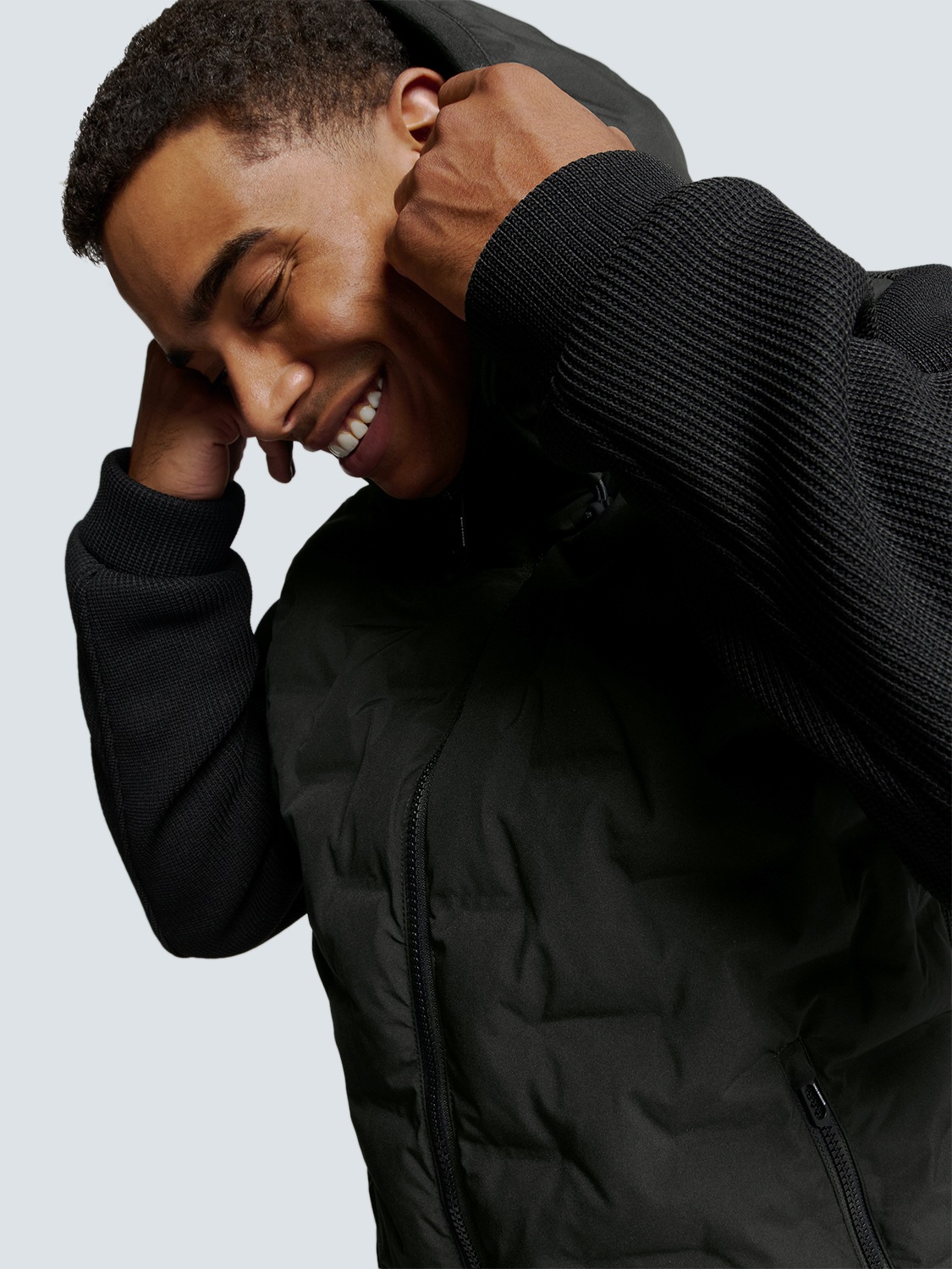 NO EXCESS Softshelljacke »No Excess Versiegelte Jacke mit Kapuze«