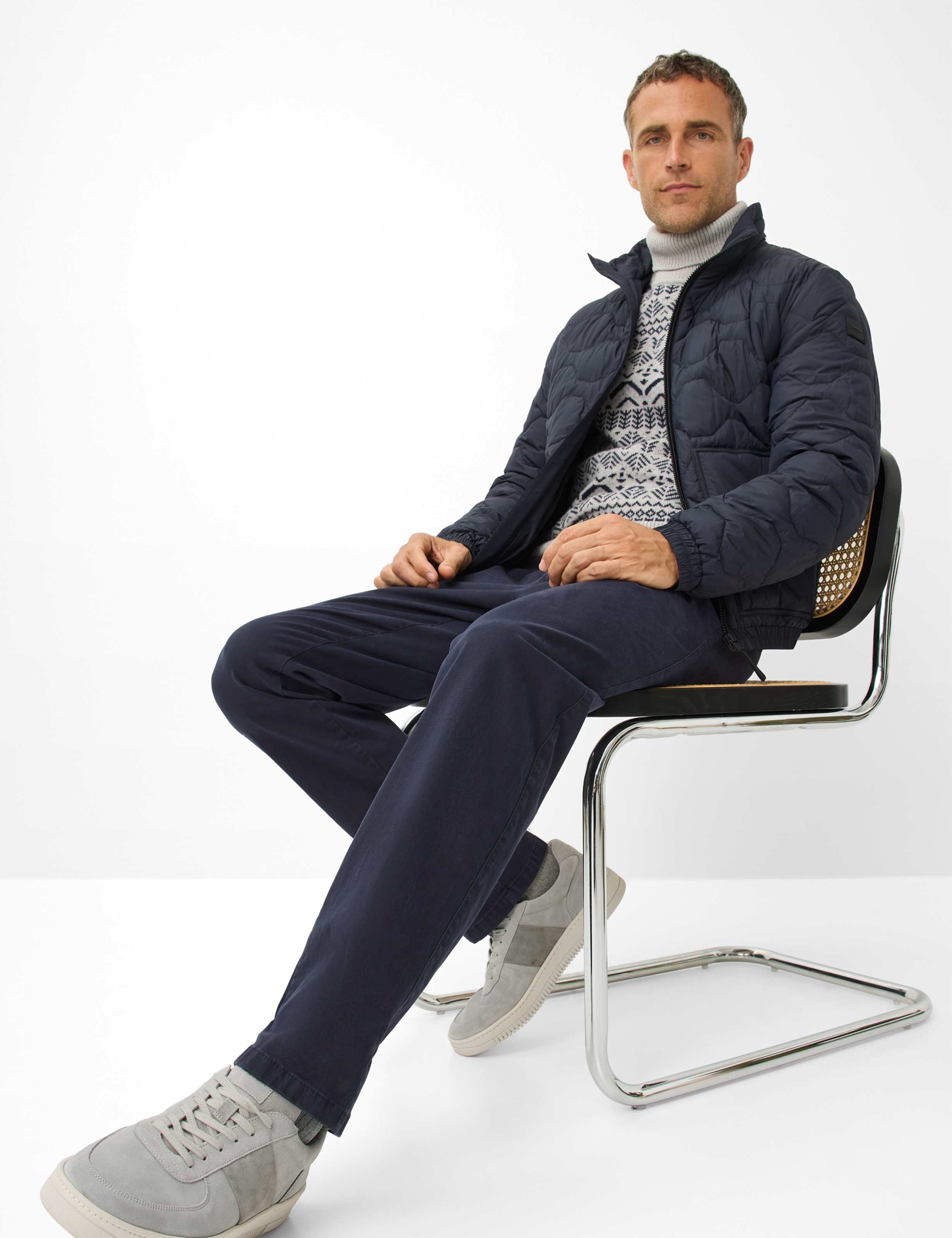 EUREX by BRAX Bundfaltenhose »Style LUIS«