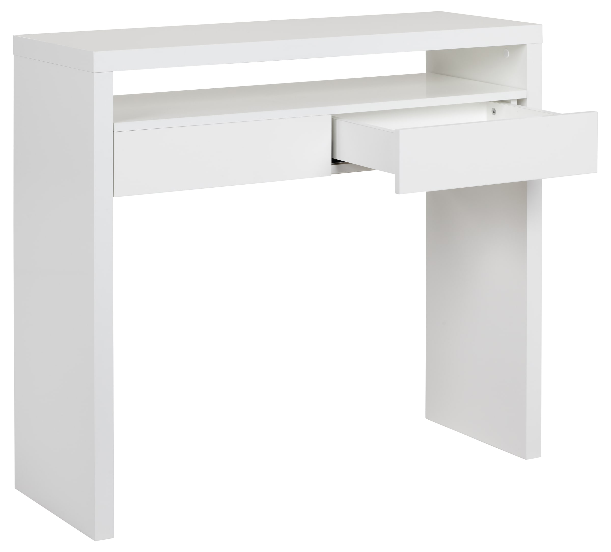 Woodman Schreibtisch »Console10«, puristisches Design, Breite 36 - 56 cm
