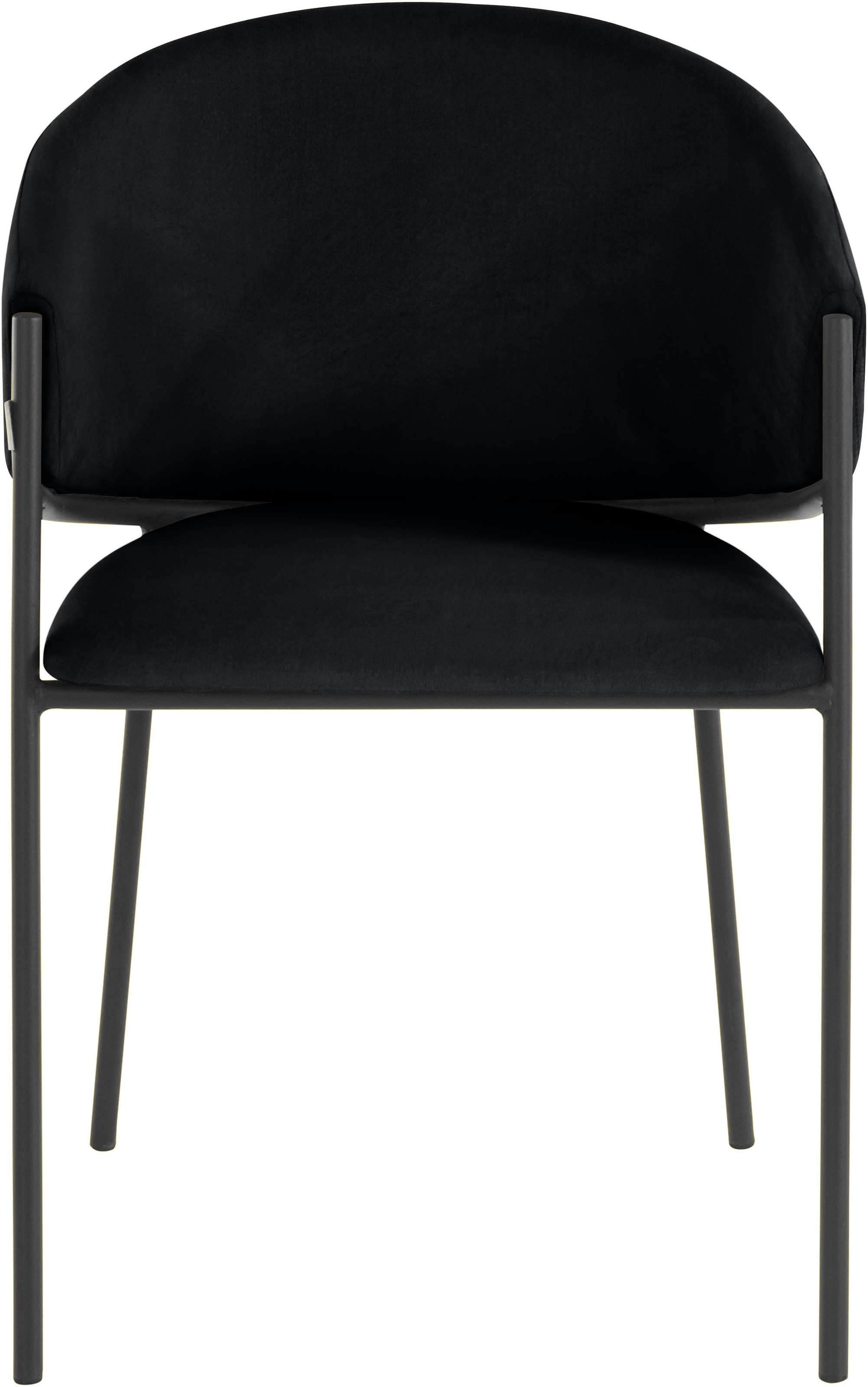 andas Armlehnstuhl »Jorun«, 2 St., cm im Sitzhöhe kaufen | Metallbeinen, Webstoff mit fein, Set, schwarzen BAUR 48 2er