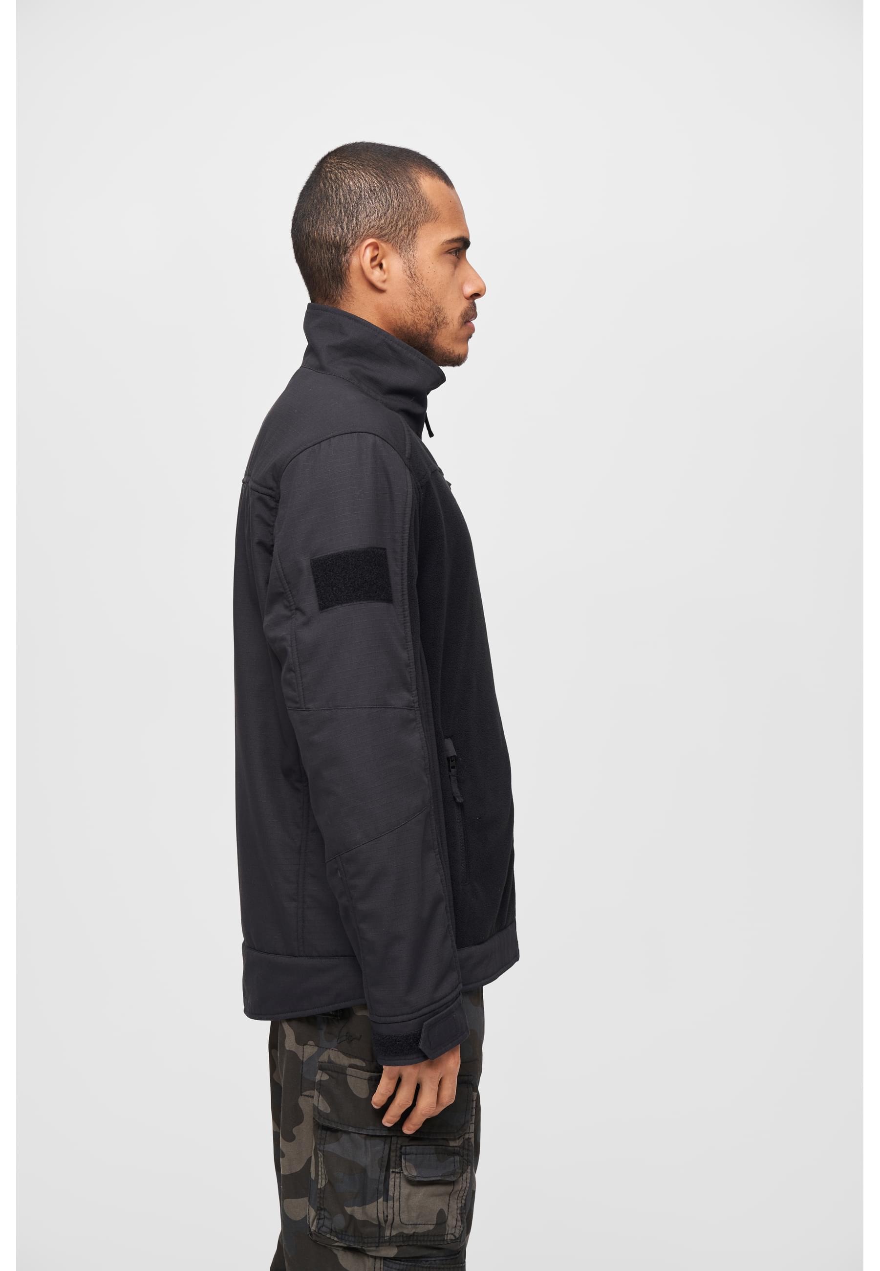 Brandit Allwetterjacke »Brandit Herren Fleecejacket Ripstop«, (1 St.), ohne Kapuze