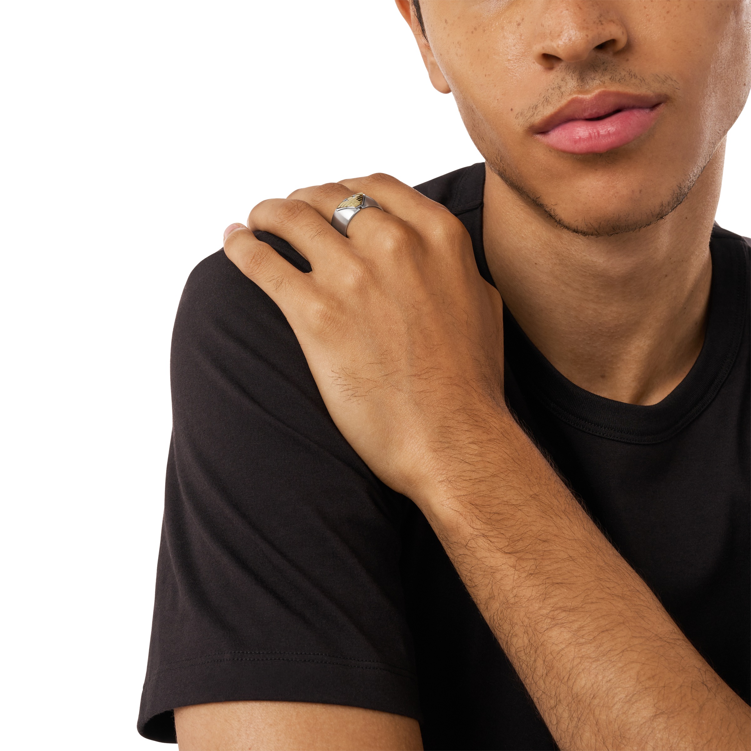 Emporio Armani Fingerring »Schmuck Geschenk Edelstahl EAGLE LOGO«