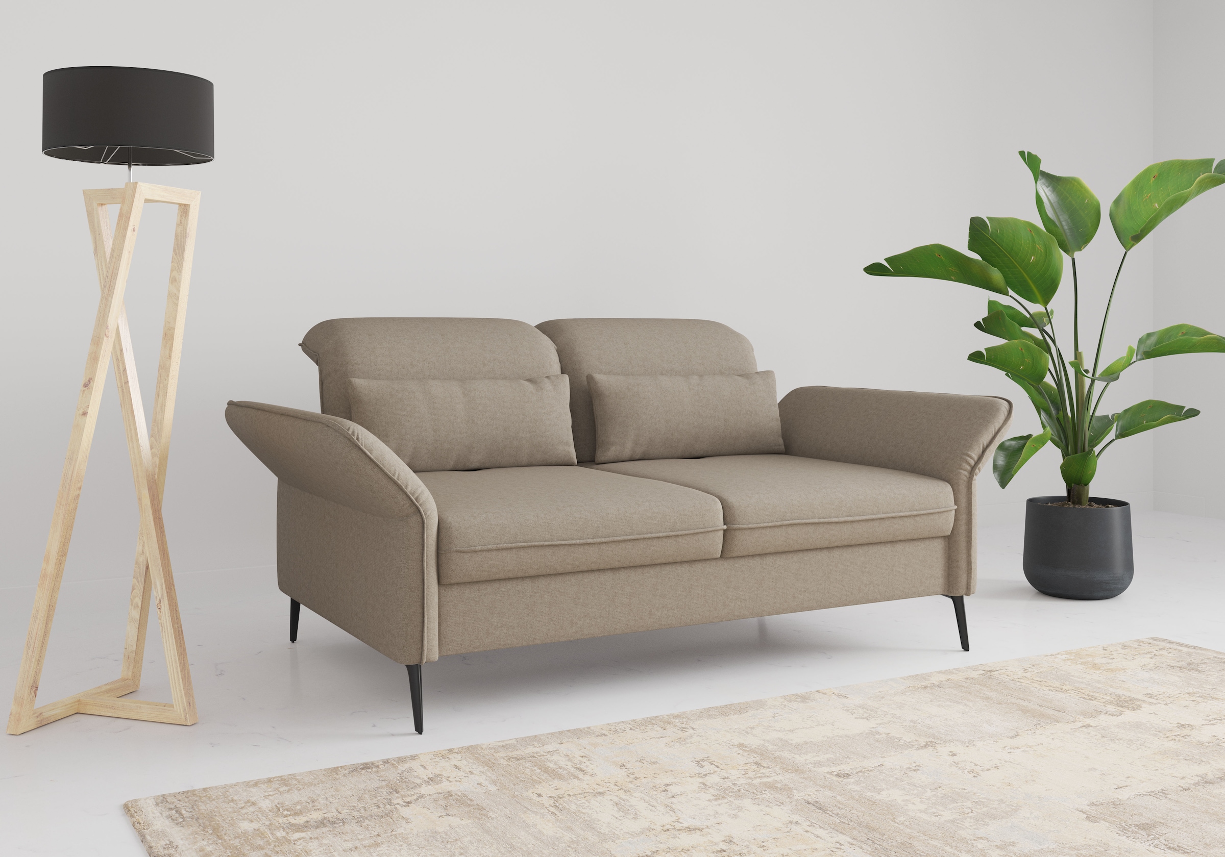 sit&more 3-Sitzer "Emely", mit Sitztiefenverstellung, optional mit Bettfunk günstig online kaufen