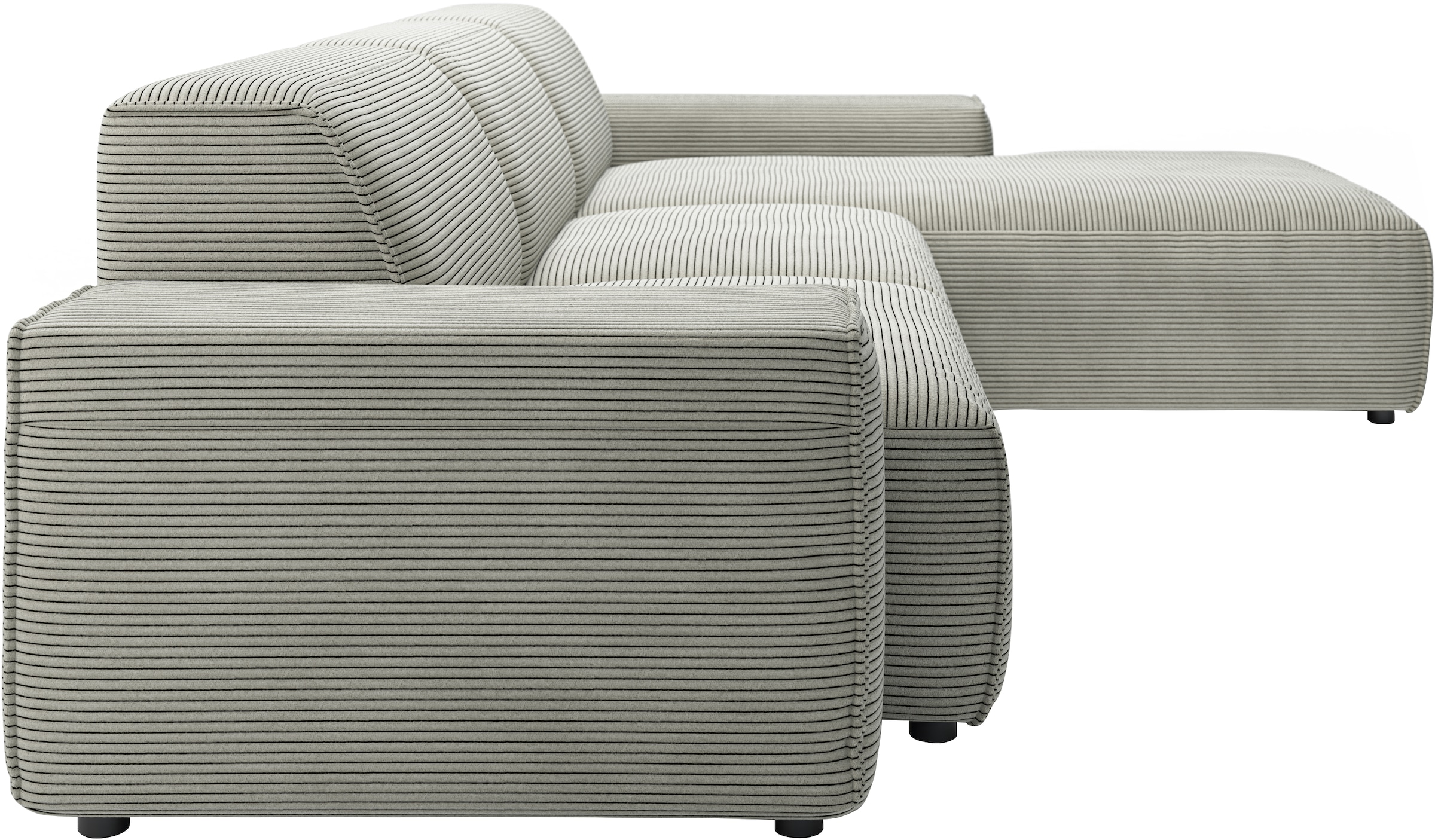 andas Ecksofa »Glimminge auch in Breitcord, Feincord, Bouclé + Easy care-Bezug«, L-Form, Breite 294, Zierkissen