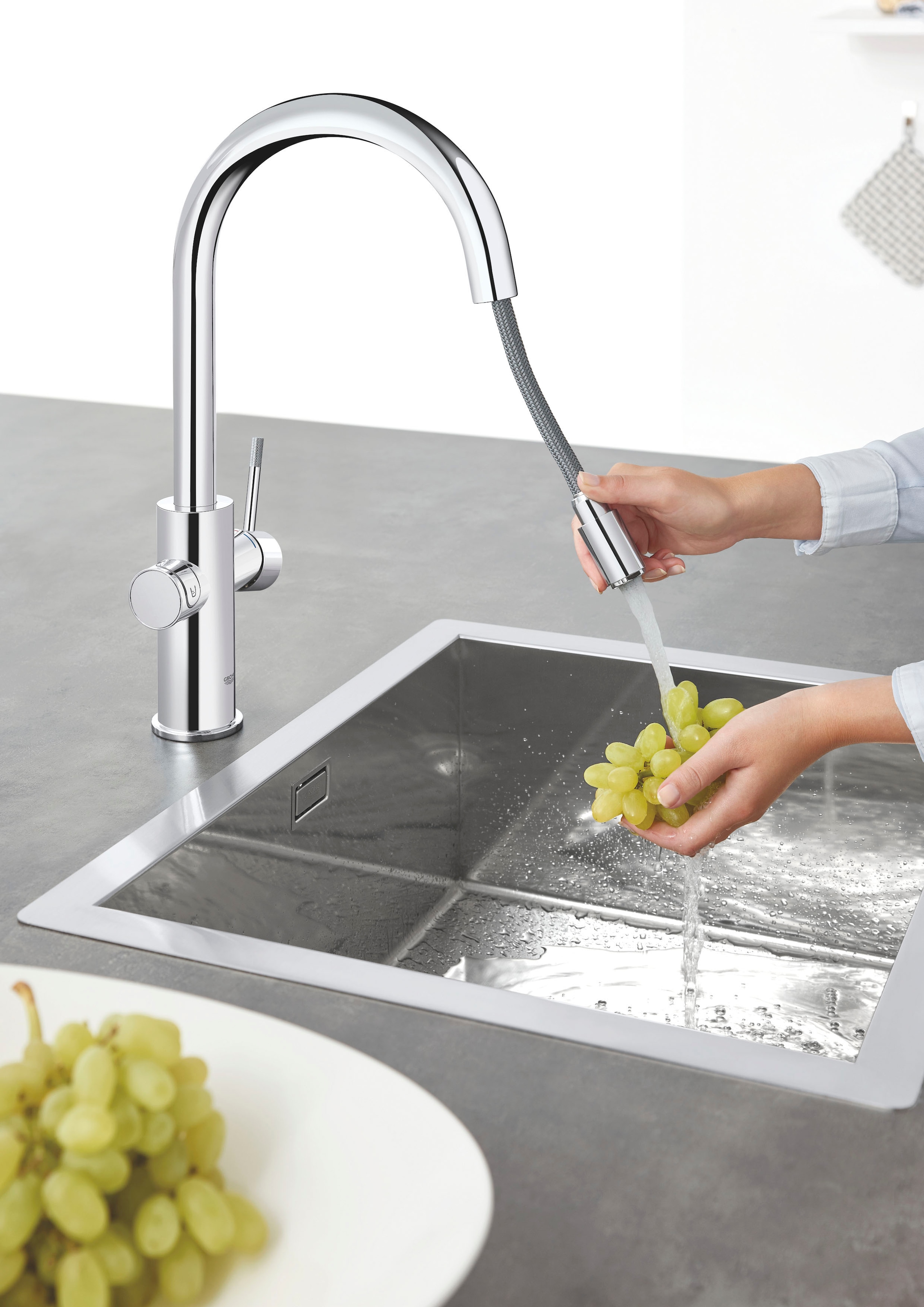 Grohe Untertisch-Trinkwassersystem »Grohe Blue«, (Packung), langlebige Oberfläche