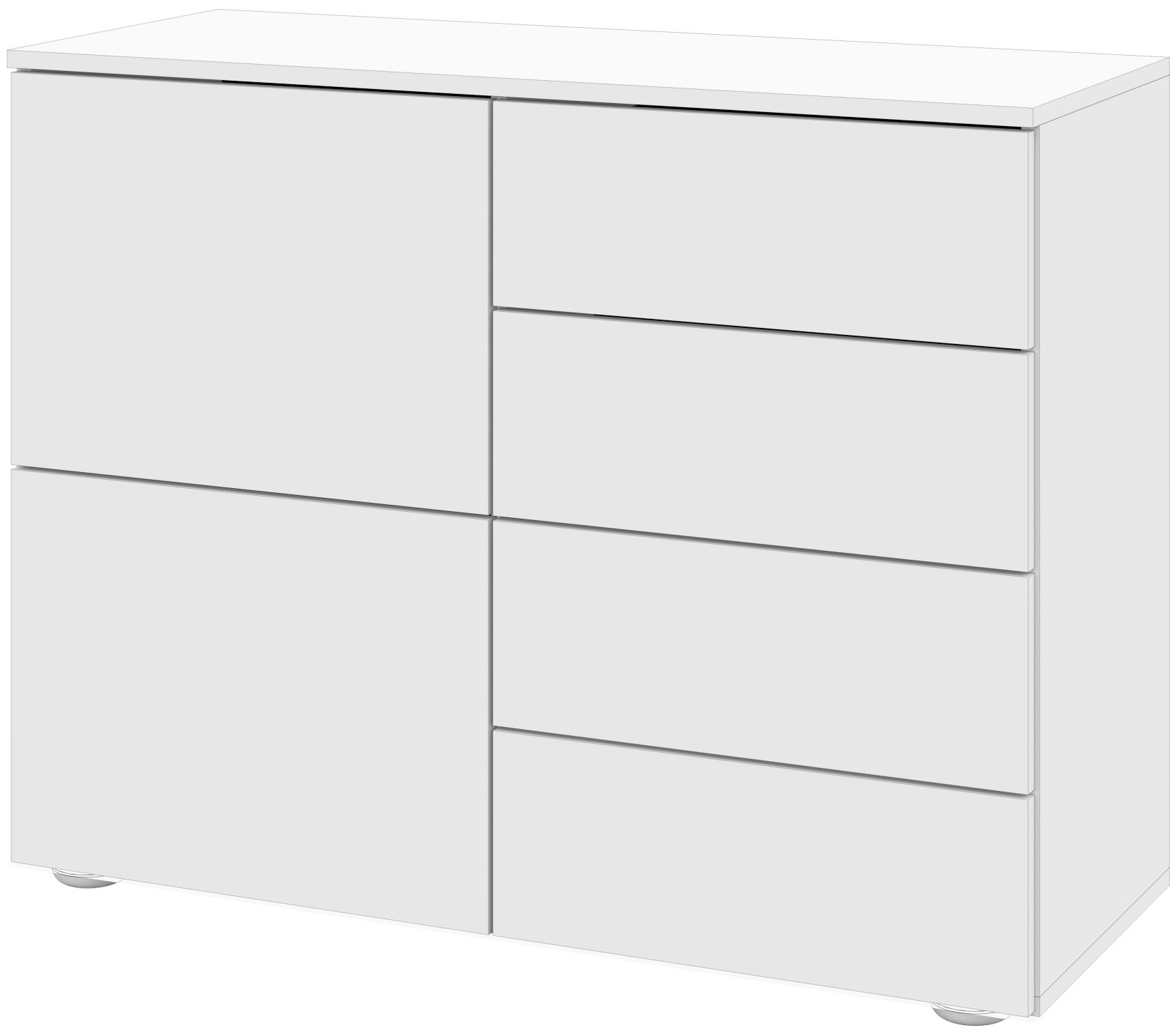 borchardt Möbel Kommode "Rova, Sideboard Breite 93 cm" Mit praktischer Push günstig online kaufen