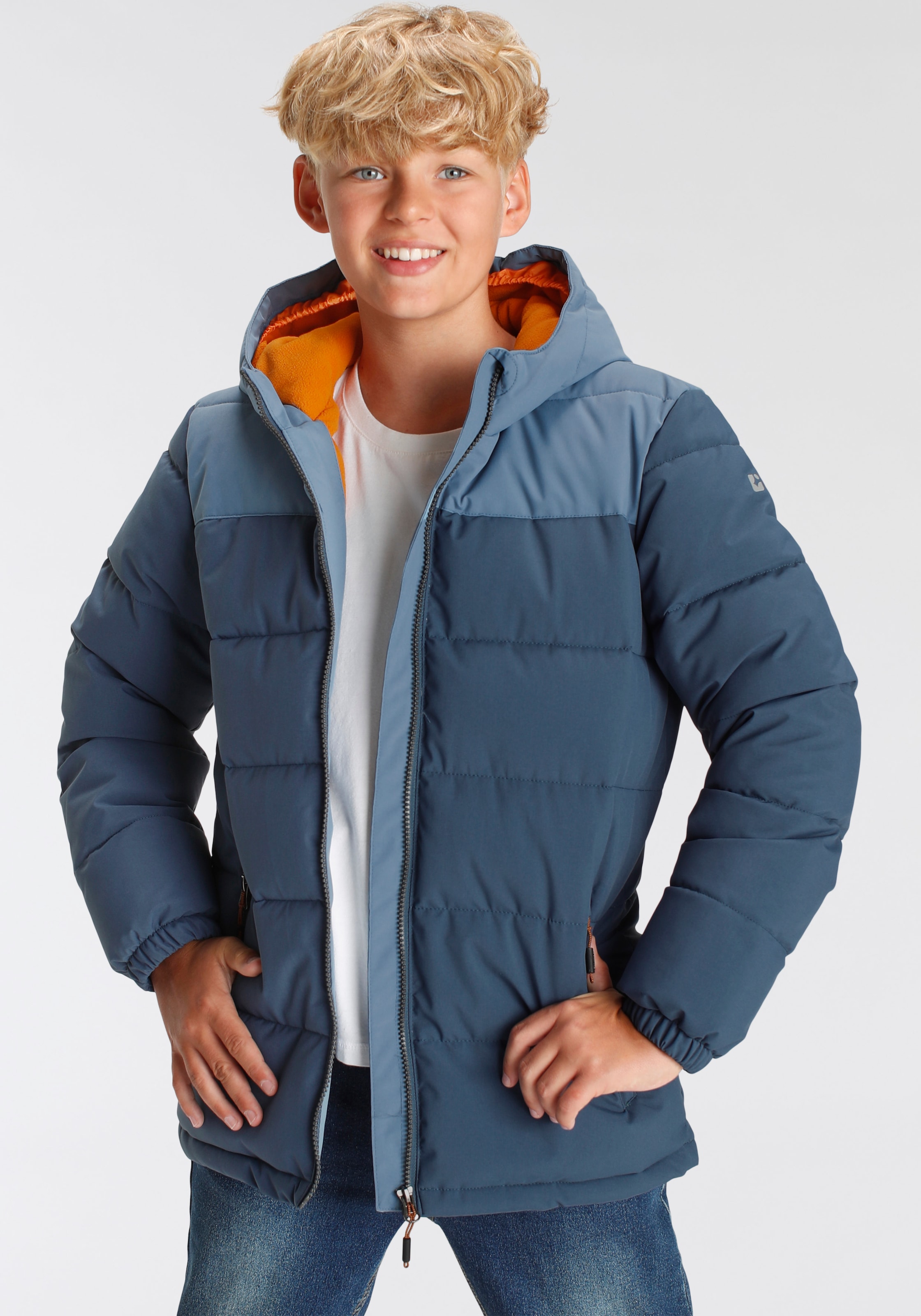 Killtec Winterjacke »KW 1 BYS JCKT OT - für Kinder«, mit Kapuze, Winddicht & Wasserabweisend & Atmungsaktiv