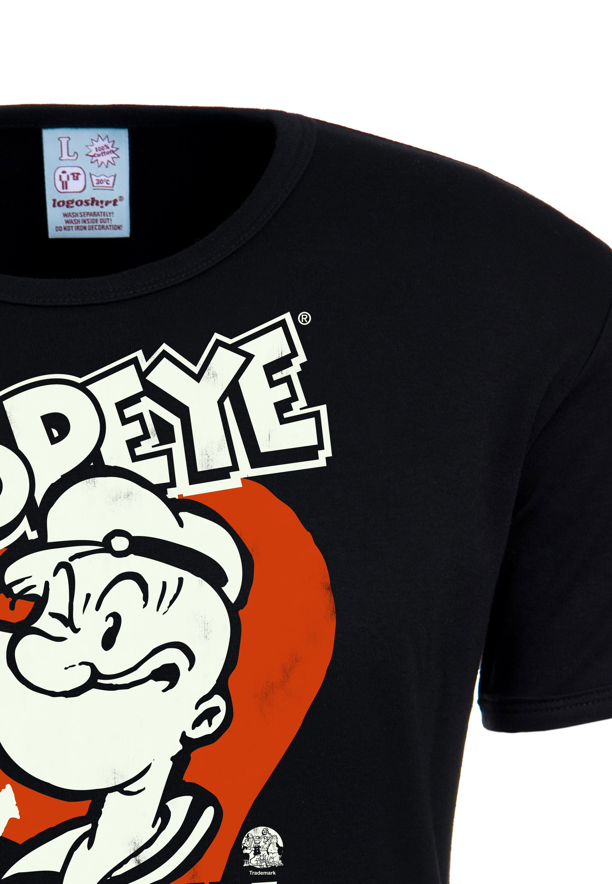 LOGOSHIRT T-Shirt »Popeye - St. Pauli - PO 1967«, mit tollem Popeye-Frontprint