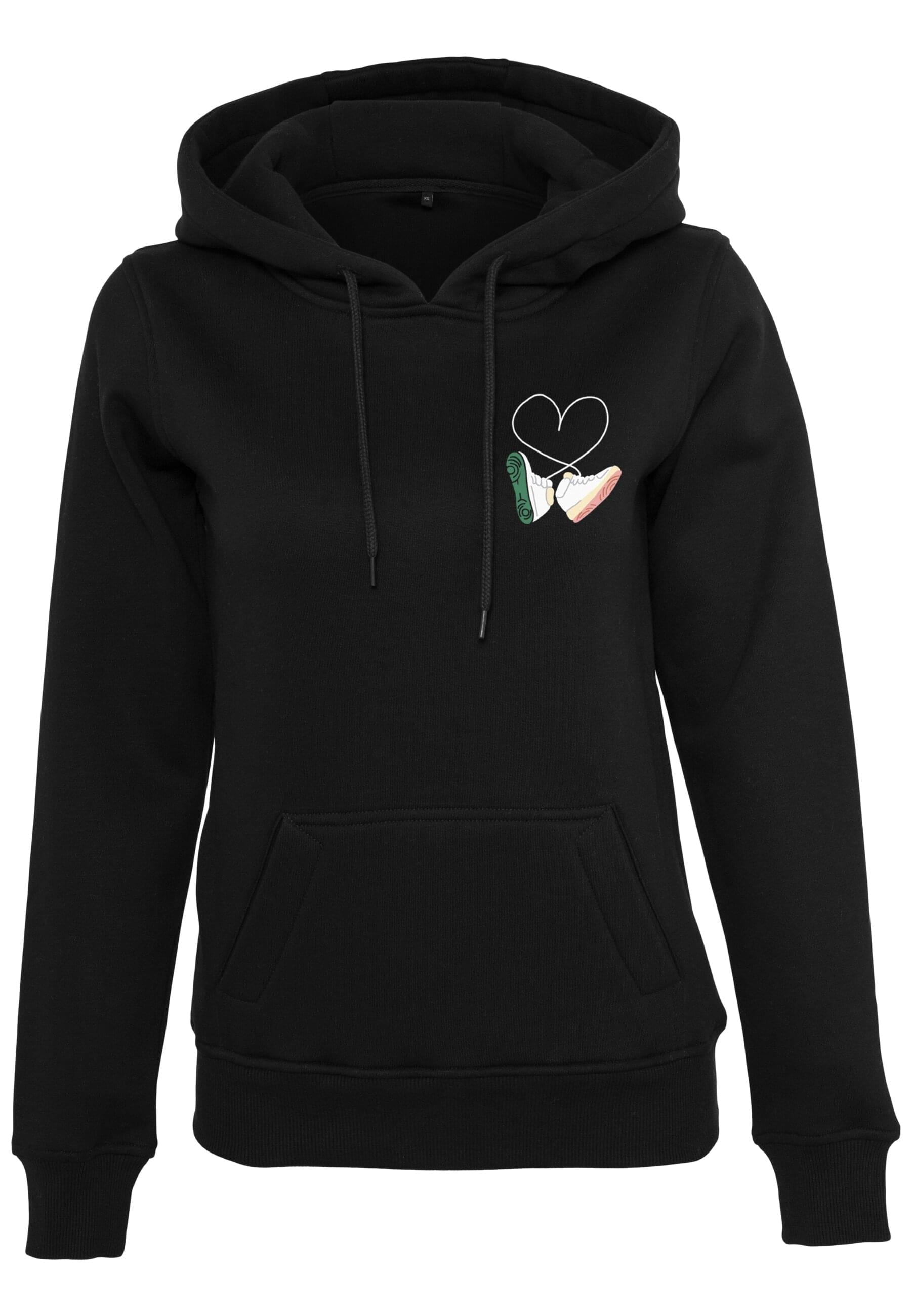 MisterTee Kapuzenpullover "MisterTee Ladies Kicks Love EMB Hoody" 1 Stk. tl günstig online kaufen
