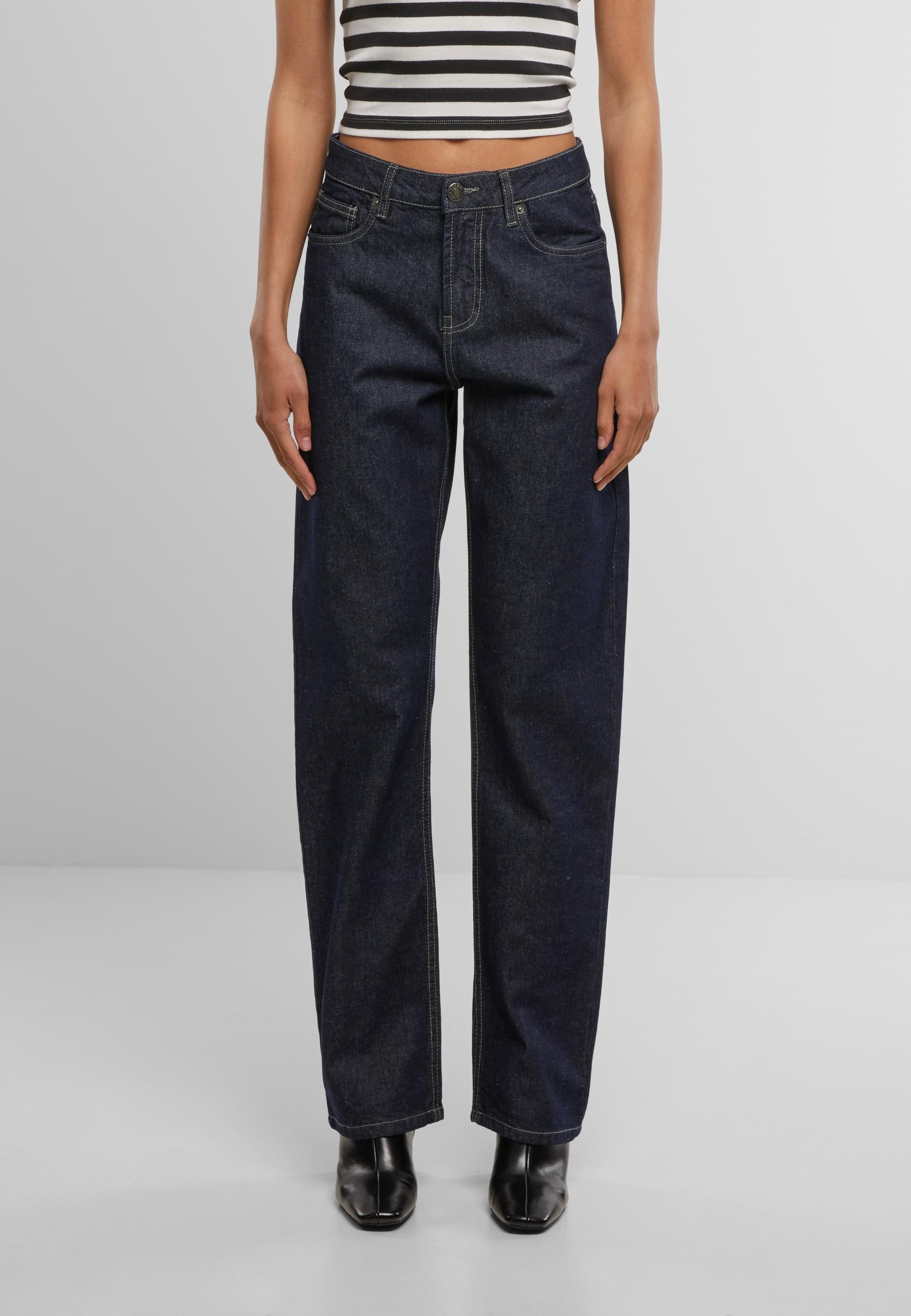 URBAN CLASSICS Bequeme Jeans »Urban Classics Ladies Straight Fit Denim«