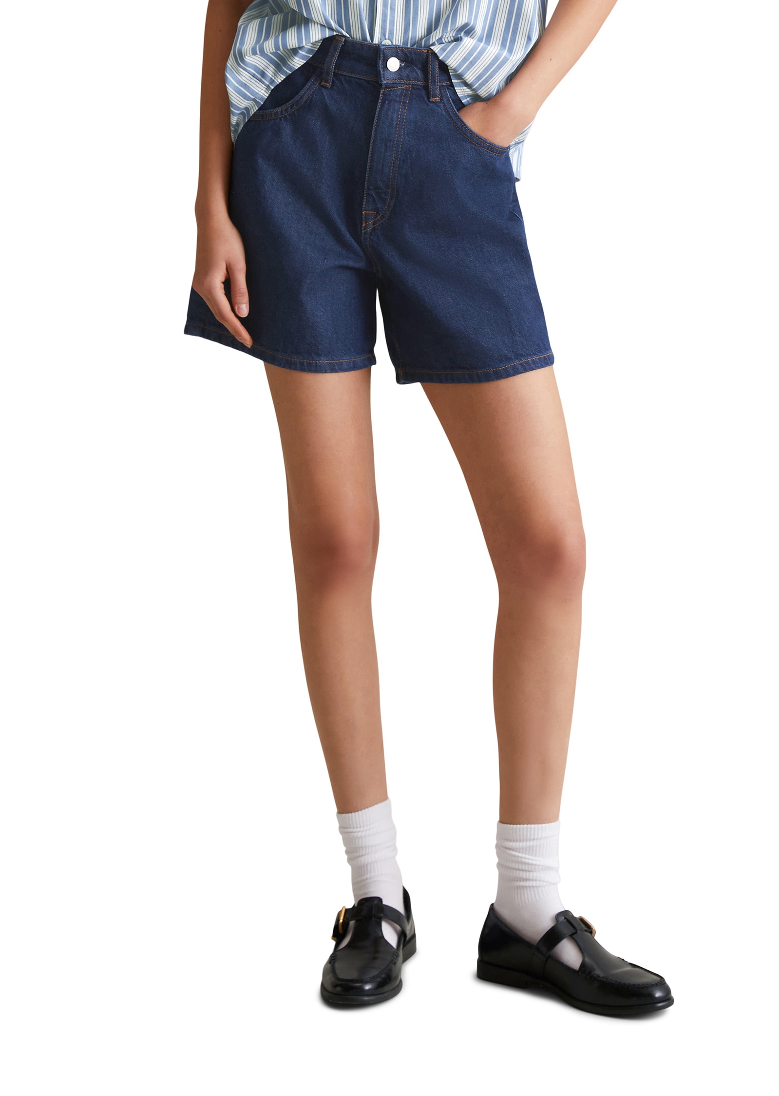 Marc OPolo DENIM Shorts "aus reiner Bio-Baumwolle" günstig online kaufen