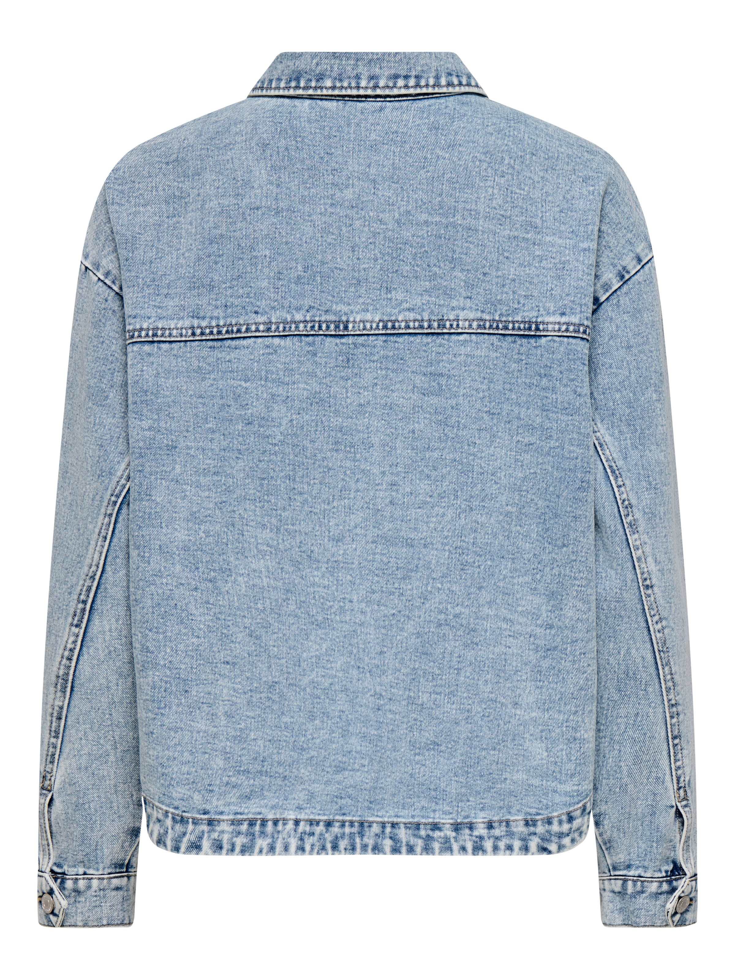 ONLY Jeansjacke "ONLLARA LS DNM SHACKET GUA NOOS" Baumwollmischung günstig online kaufen